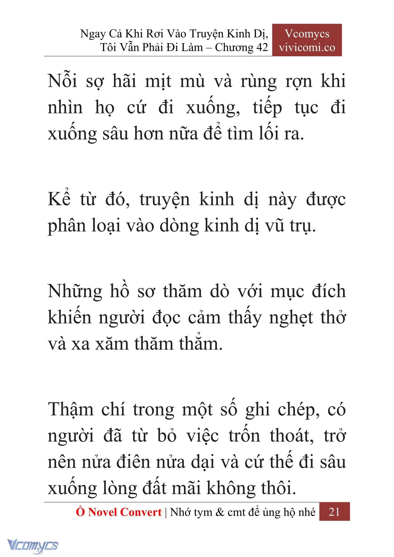 [Novel] Ngay Cả Khi Rơi Vào Truyện Kinh Dị, Tôi Vẫn Phải Đi Làm Chapter 42 - Trang 24