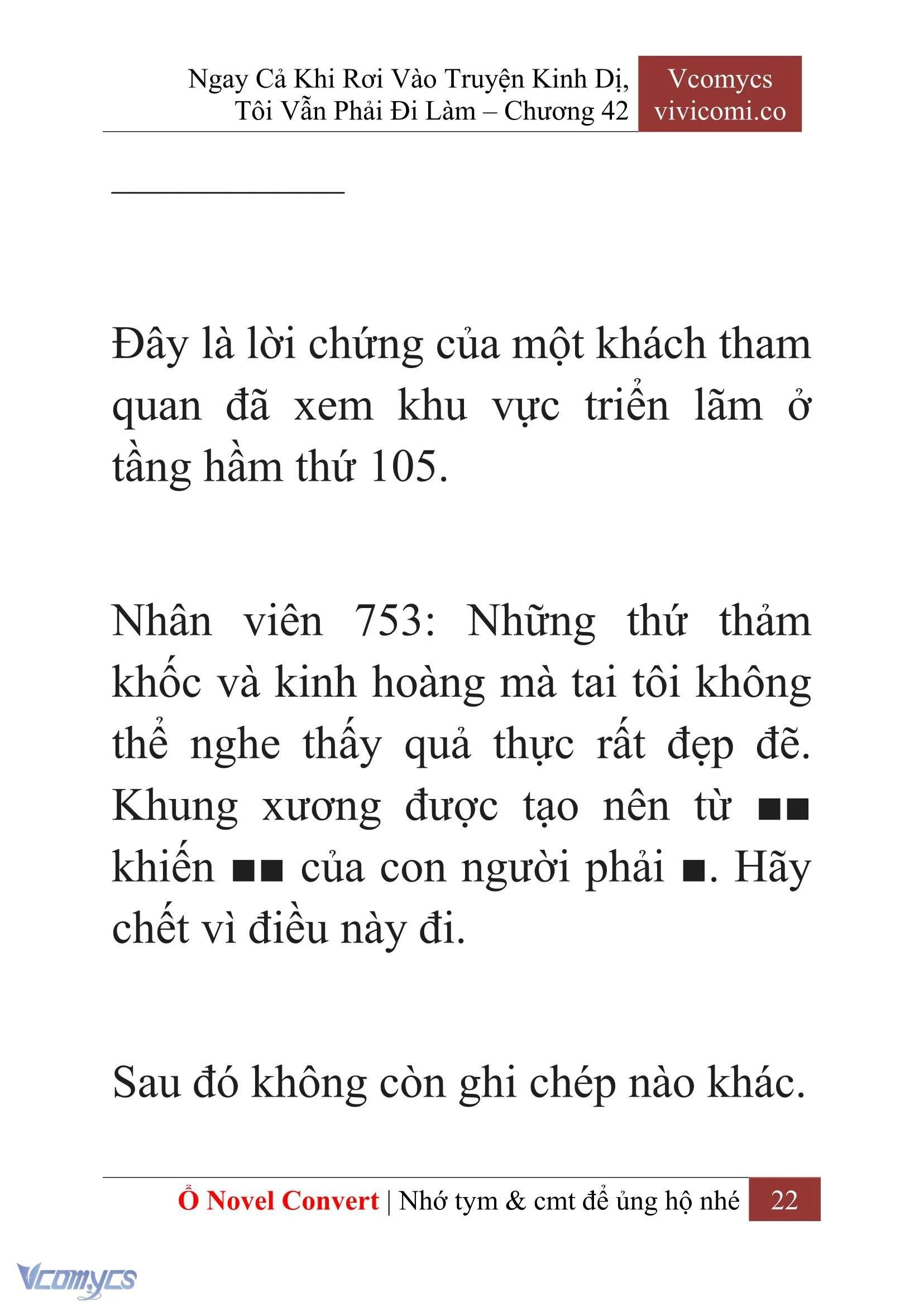 [Novel] Ngay Cả Khi Rơi Vào Truyện Kinh Dị, Tôi Vẫn Phải Đi Làm Chapter 42 - Trang 25