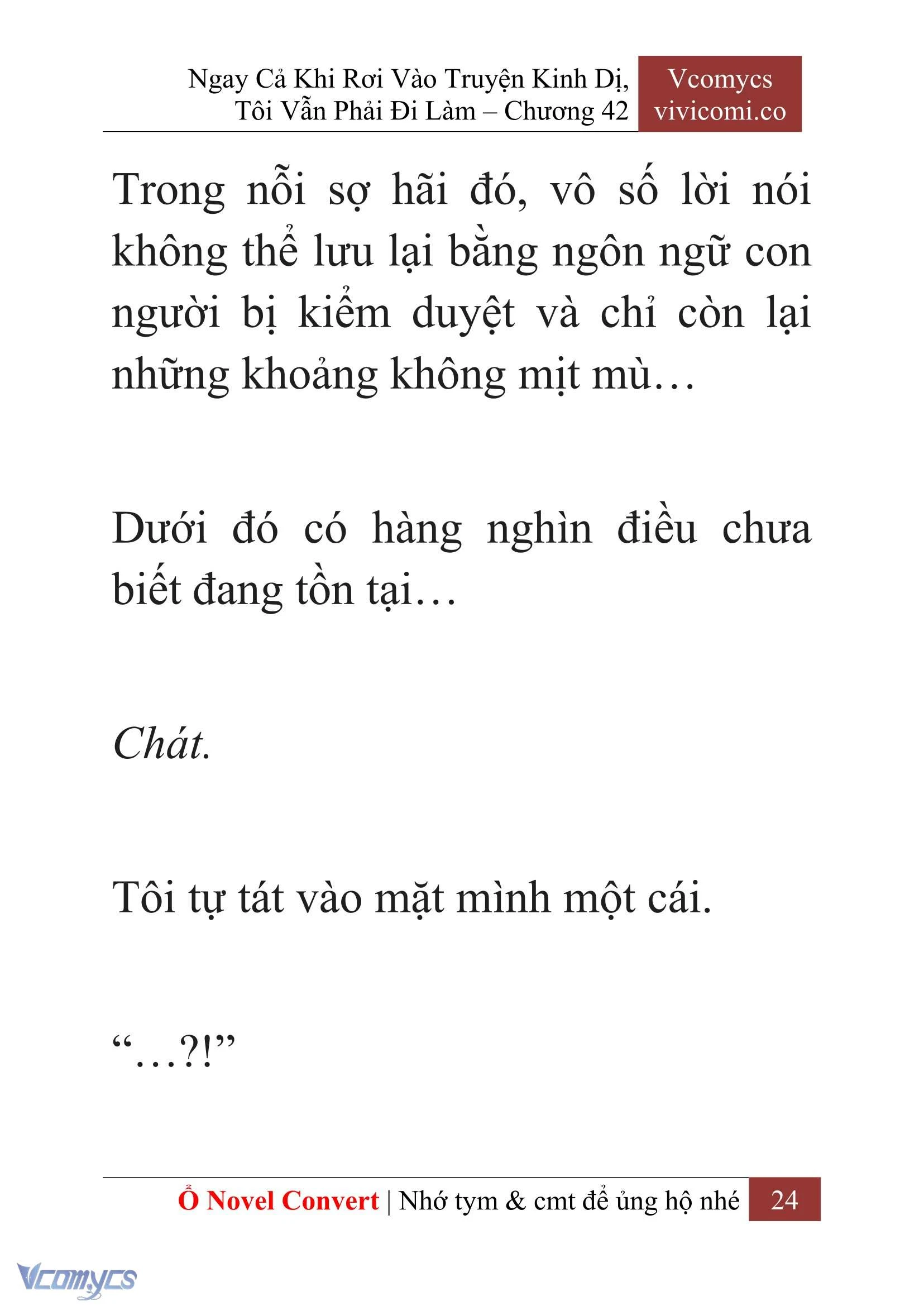 [Novel] Ngay Cả Khi Rơi Vào Truyện Kinh Dị, Tôi Vẫn Phải Đi Làm Chapter 42 - Trang 27