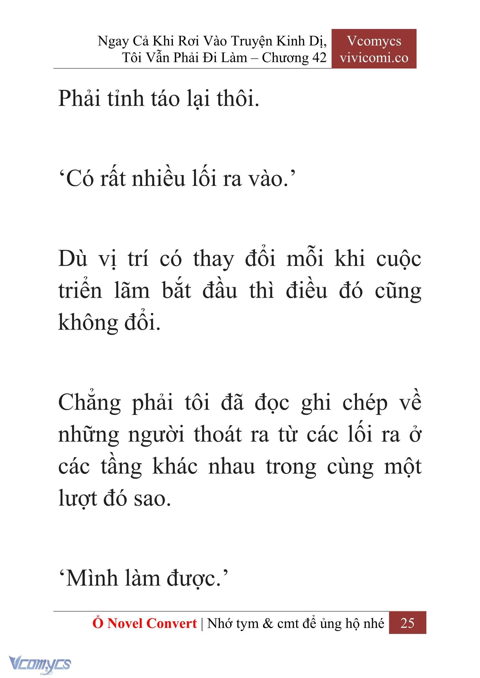 [Novel] Ngay Cả Khi Rơi Vào Truyện Kinh Dị, Tôi Vẫn Phải Đi Làm Chapter 42 - Trang 28