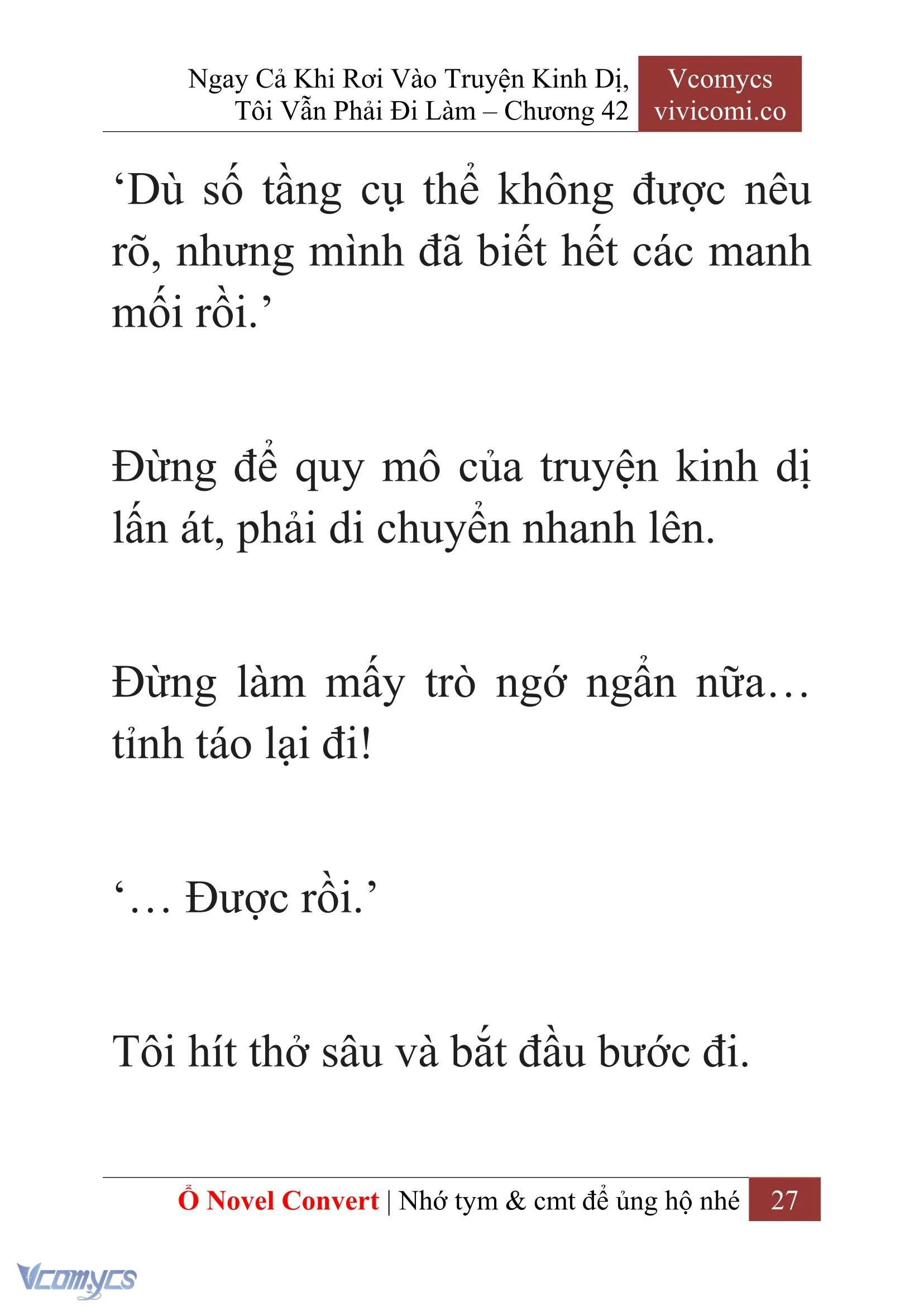 [Novel] Ngay Cả Khi Rơi Vào Truyện Kinh Dị, Tôi Vẫn Phải Đi Làm Chapter 42 - Trang 30