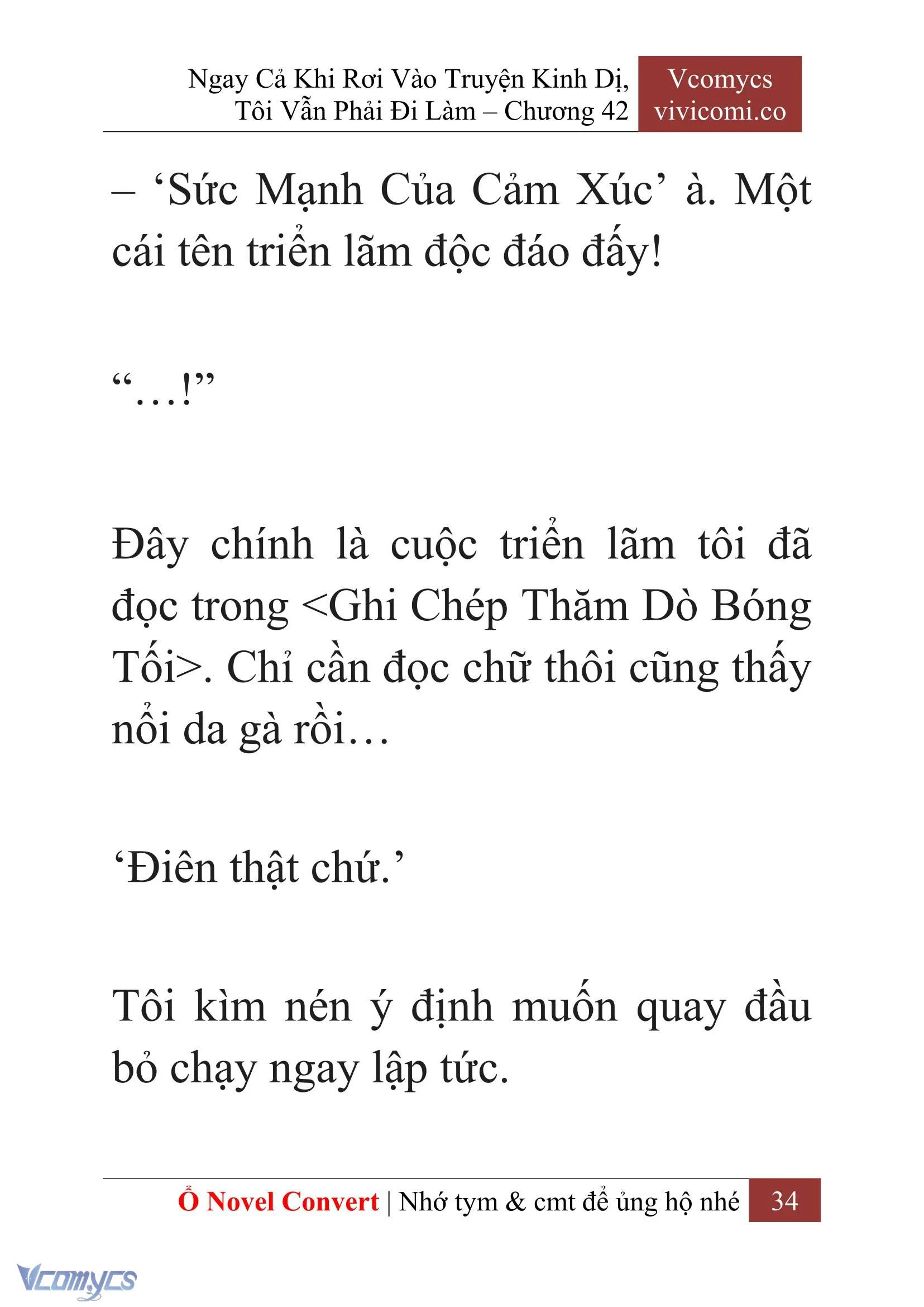 [Novel] Ngay Cả Khi Rơi Vào Truyện Kinh Dị, Tôi Vẫn Phải Đi Làm Chapter 42 - Trang 37
