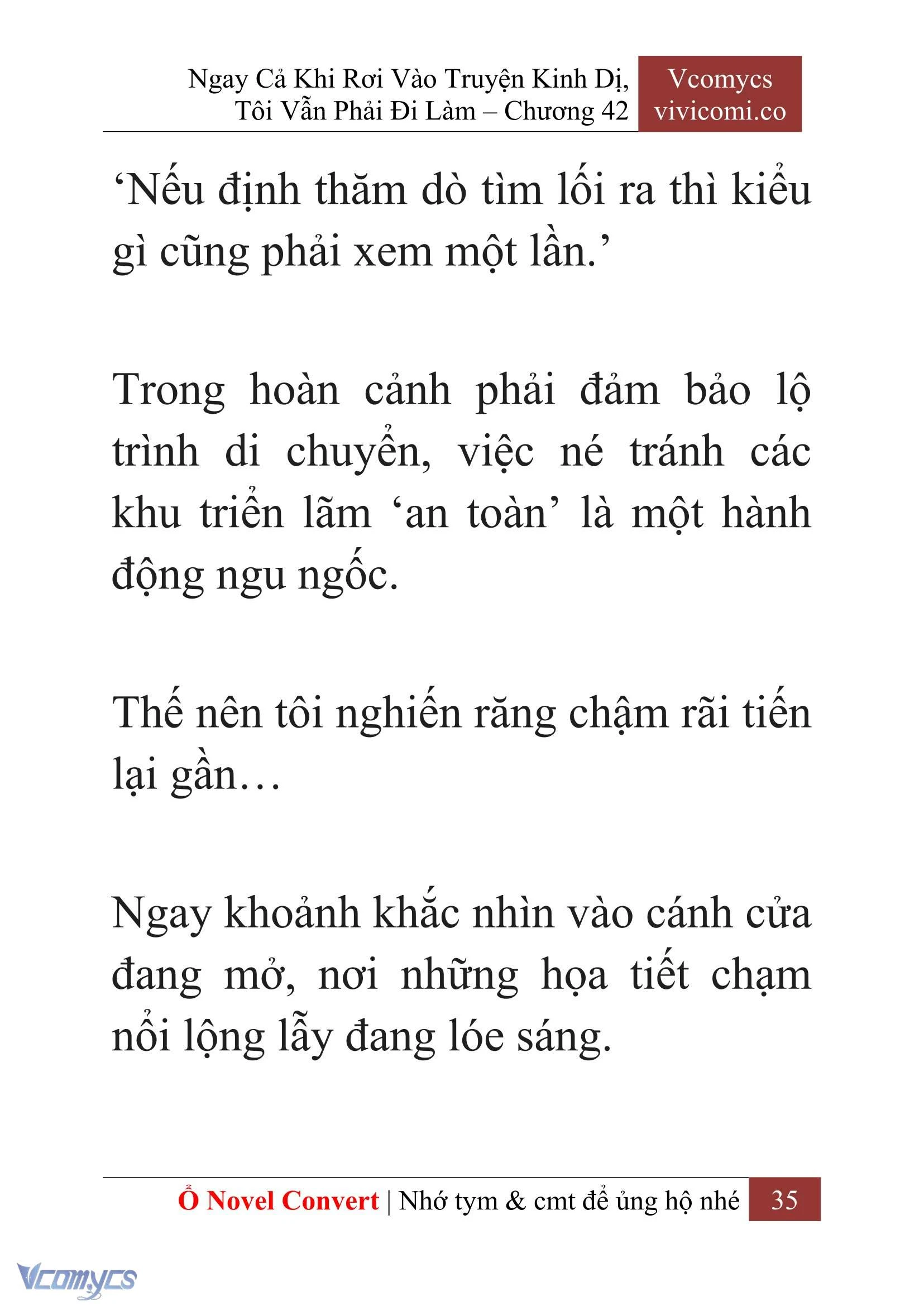 [Novel] Ngay Cả Khi Rơi Vào Truyện Kinh Dị, Tôi Vẫn Phải Đi Làm Chapter 42 - Trang 38