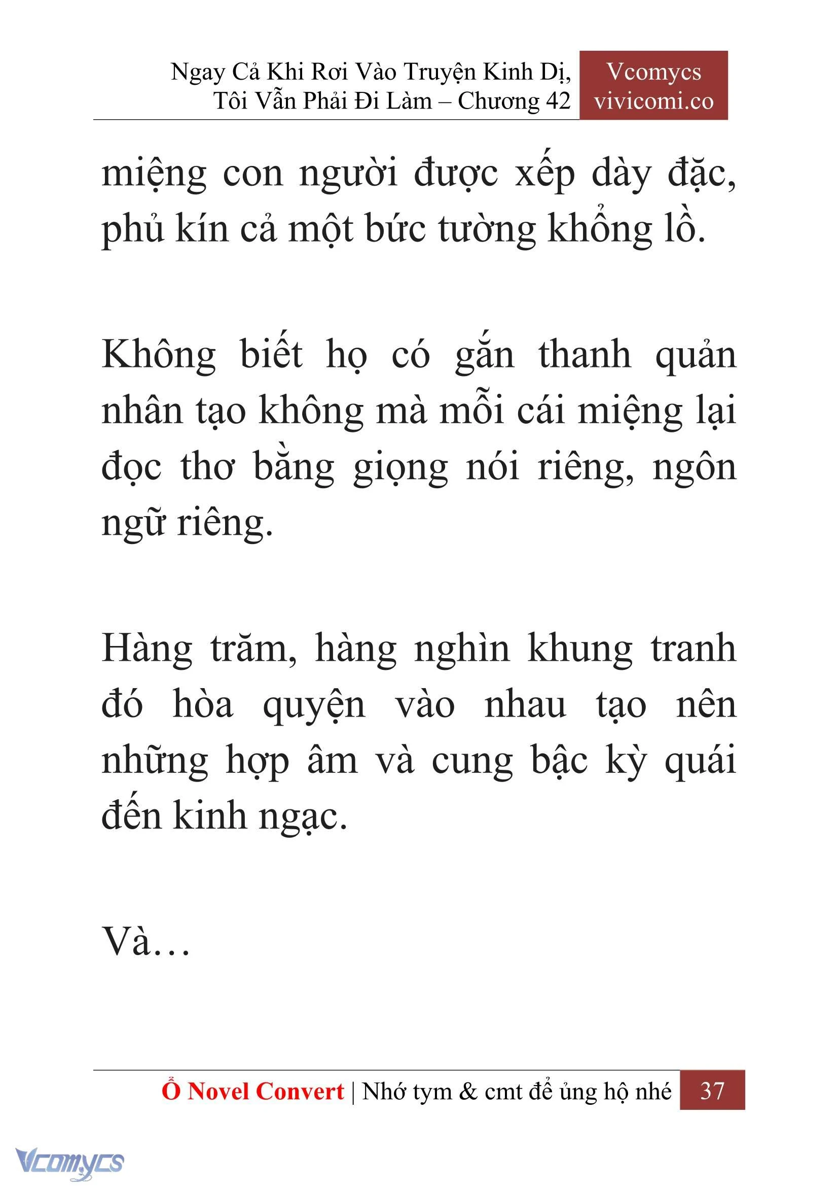 [Novel] Ngay Cả Khi Rơi Vào Truyện Kinh Dị, Tôi Vẫn Phải Đi Làm Chapter 42 - Trang 40