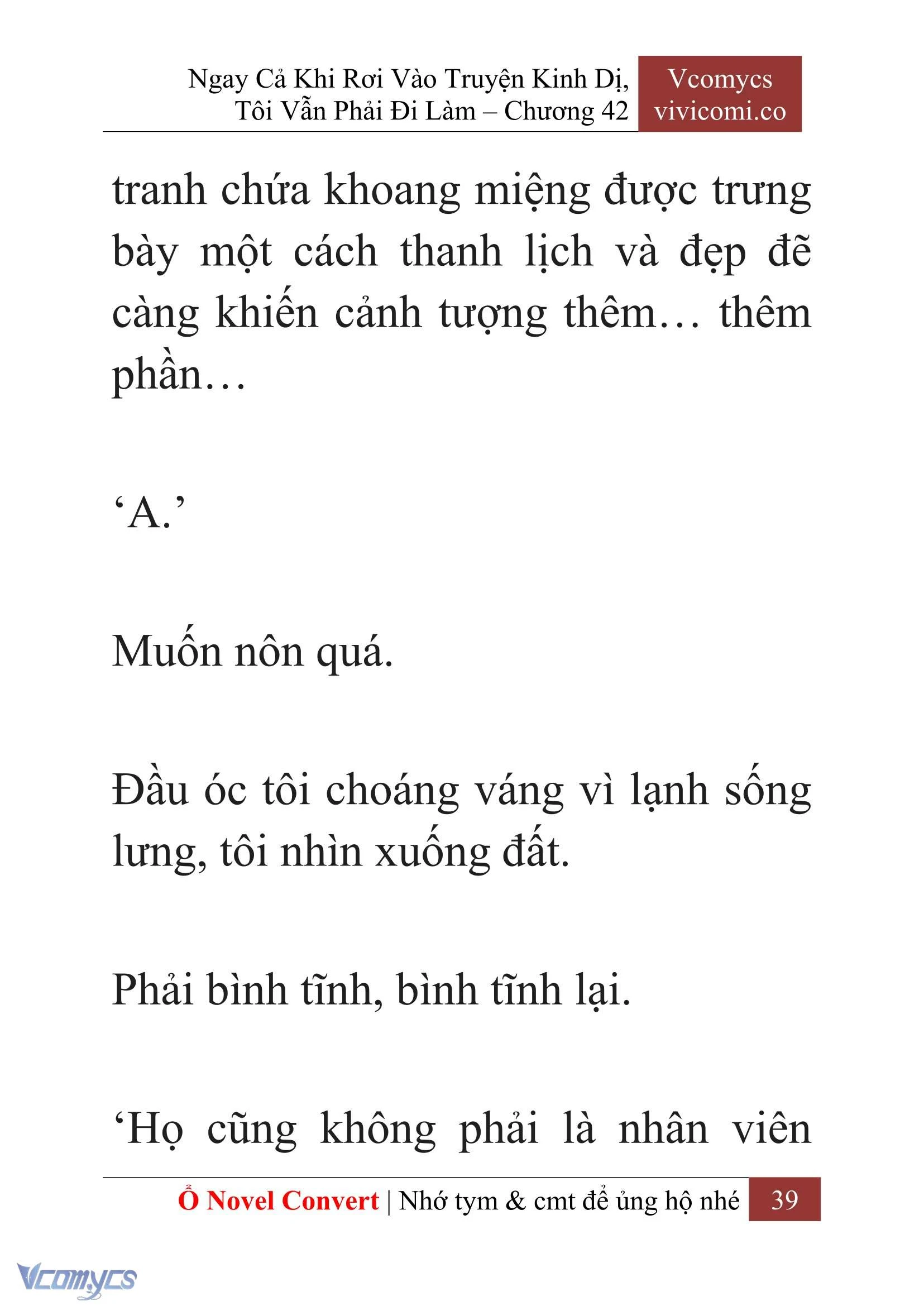 [Novel] Ngay Cả Khi Rơi Vào Truyện Kinh Dị, Tôi Vẫn Phải Đi Làm Chapter 42 - Trang 42