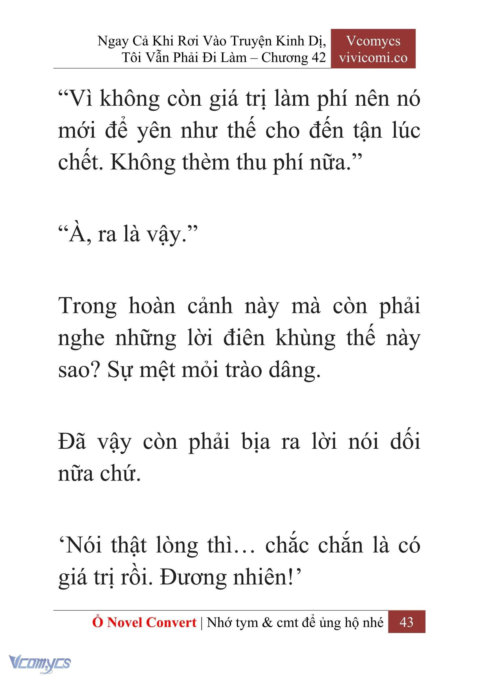 [Novel] Ngay Cả Khi Rơi Vào Truyện Kinh Dị, Tôi Vẫn Phải Đi Làm Chapter 42 - Trang 46