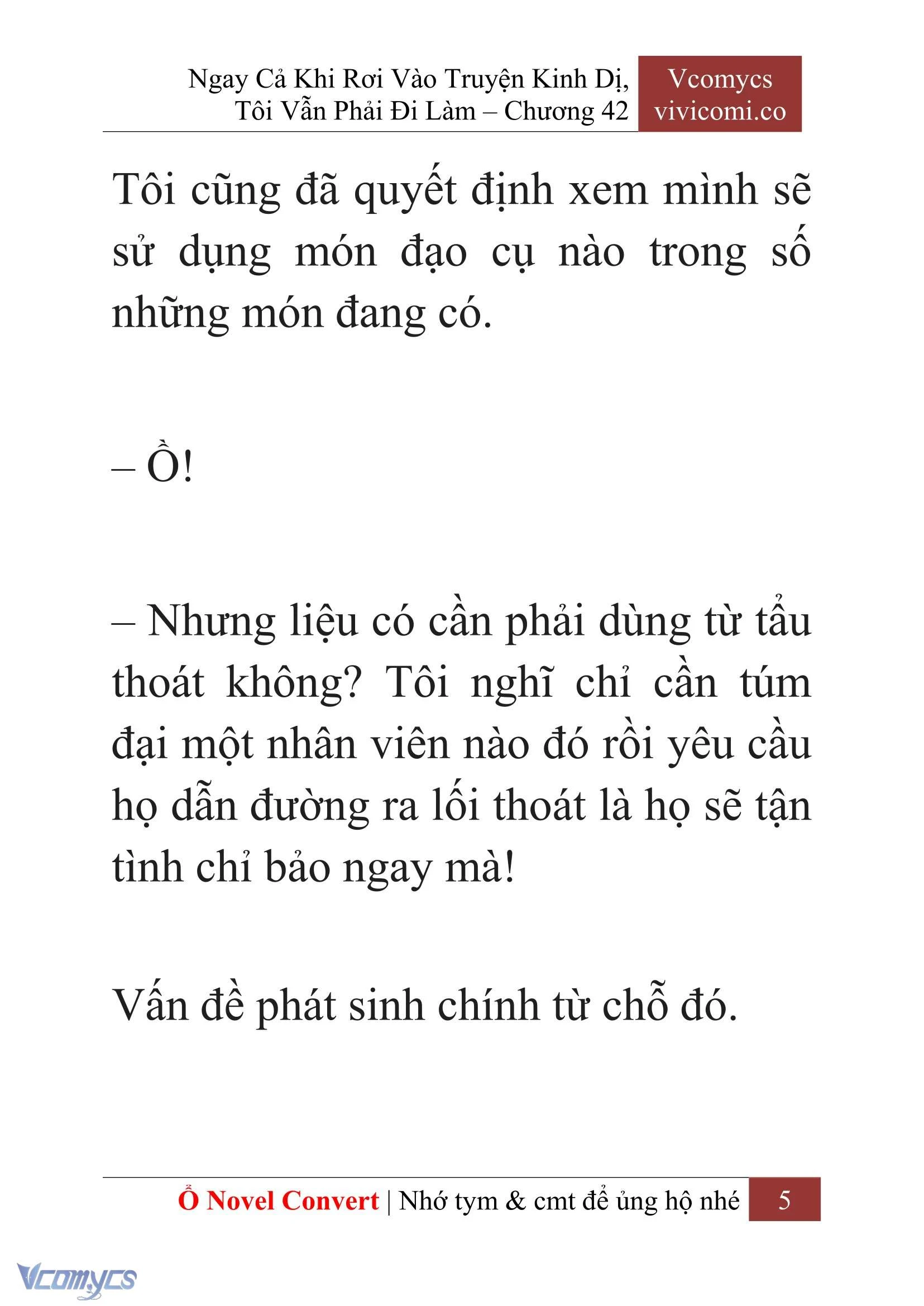 [Novel] Ngay Cả Khi Rơi Vào Truyện Kinh Dị, Tôi Vẫn Phải Đi Làm Chapter 42 - Trang 8