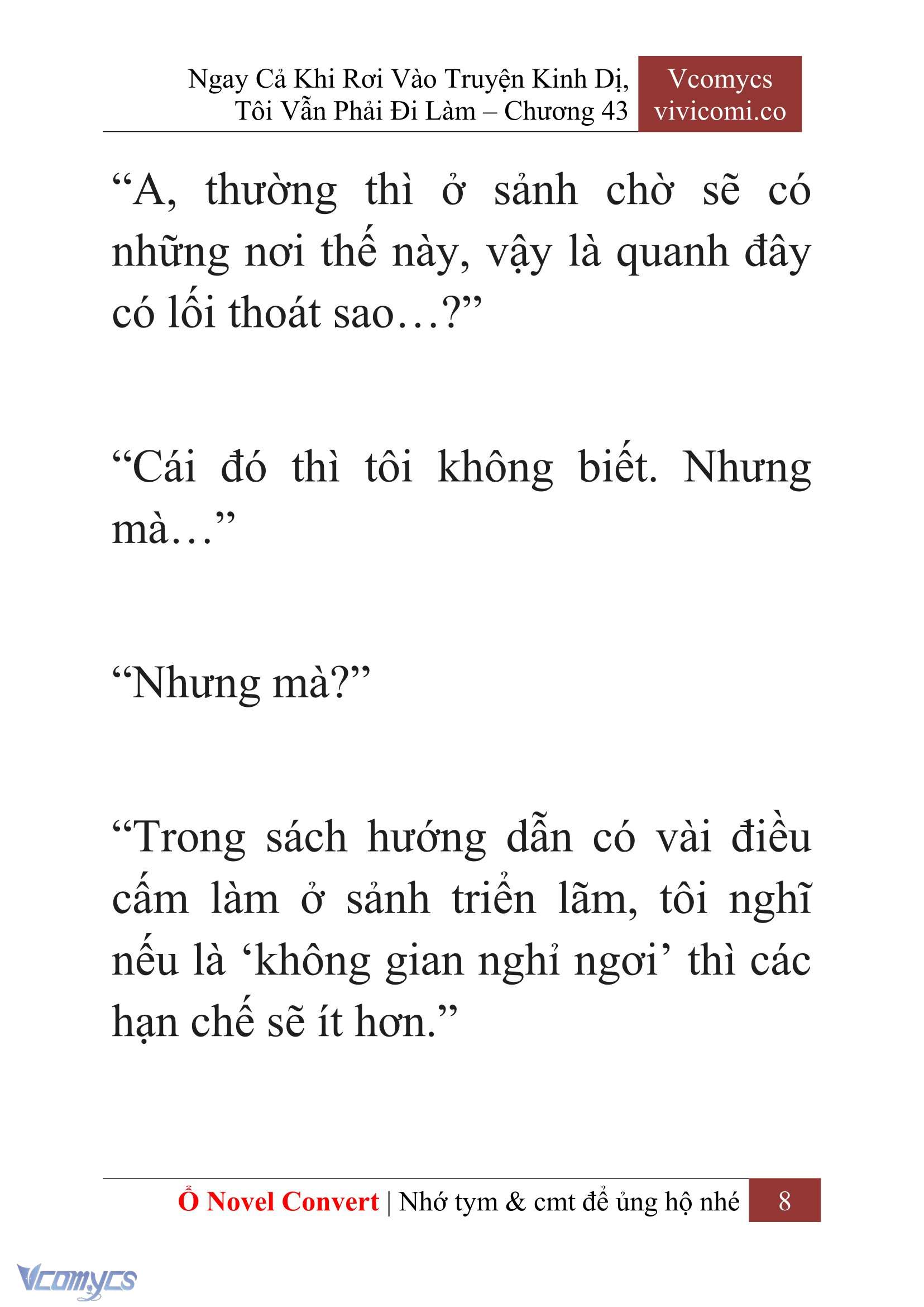 [Novel] Ngay Cả Khi Rơi Vào Truyện Kinh Dị, Tôi Vẫn Phải Đi Làm Chapter 43 - Trang 11