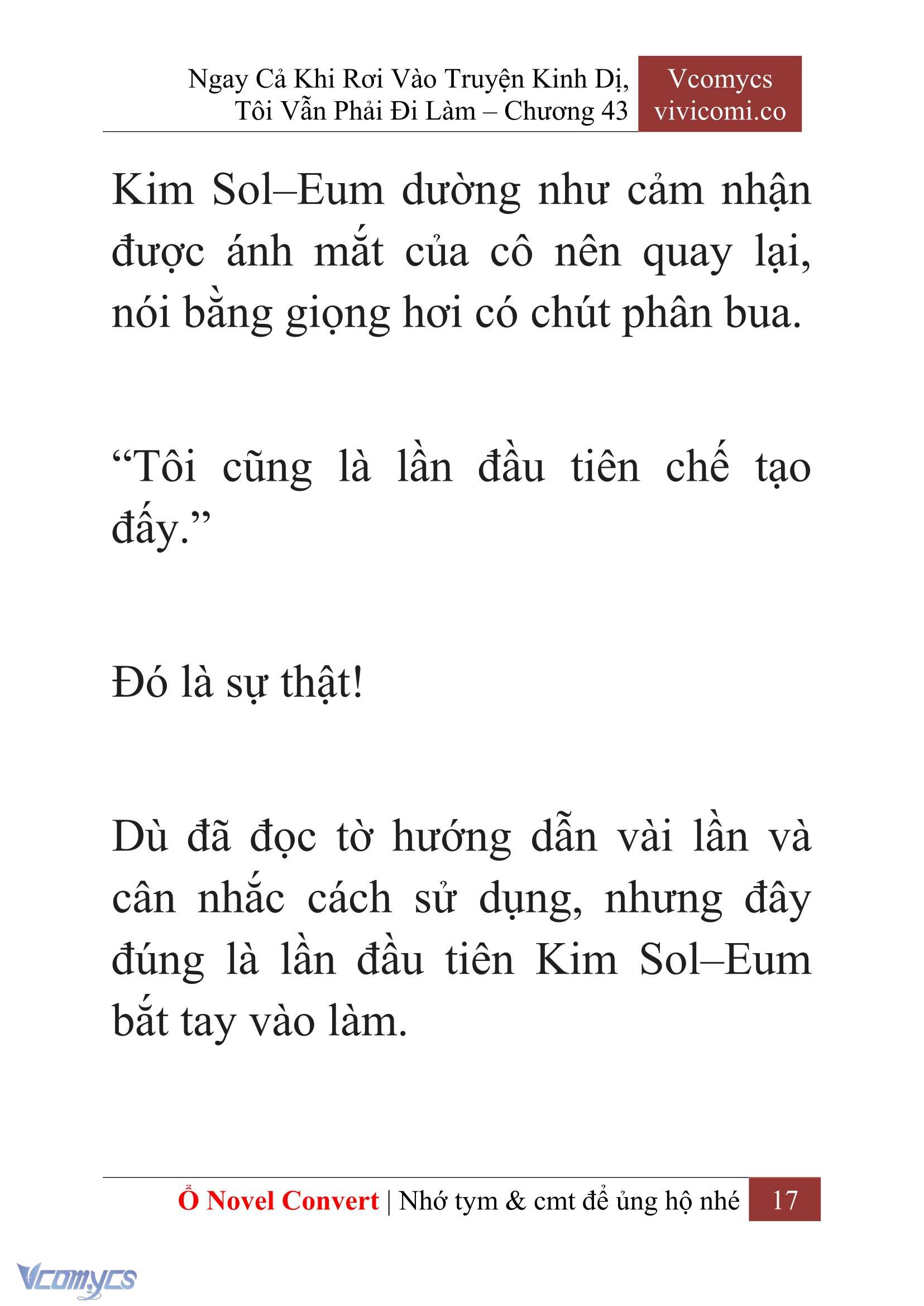 [Novel] Ngay Cả Khi Rơi Vào Truyện Kinh Dị, Tôi Vẫn Phải Đi Làm Chapter 43 - Trang 20