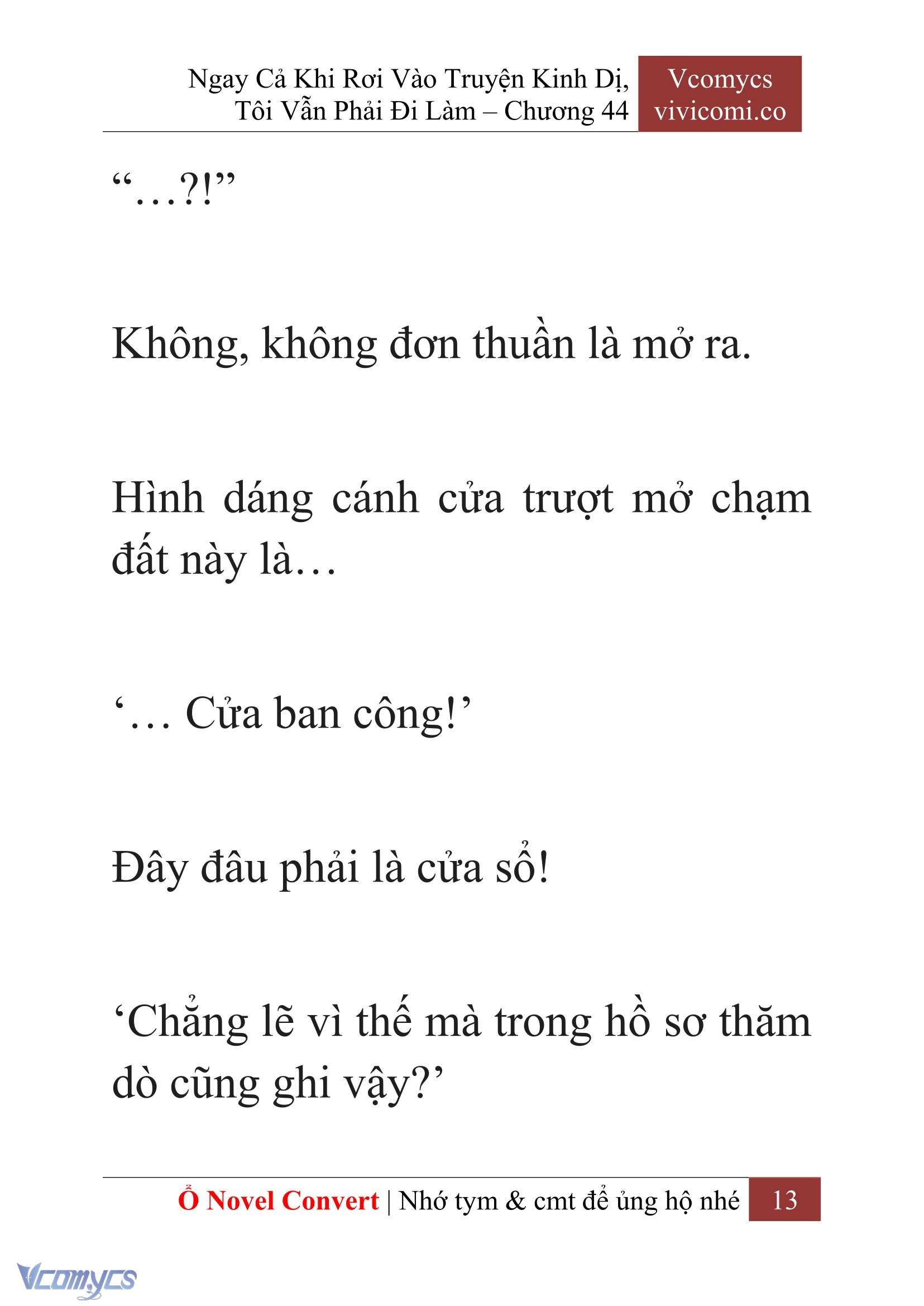 [Novel] Ngay Cả Khi Rơi Vào Truyện Kinh Dị, Tôi Vẫn Phải Đi Làm Chapter 44 - Trang 16