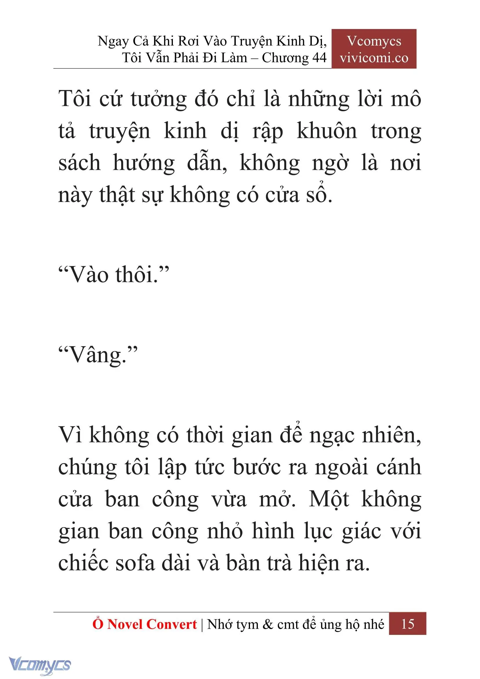 [Novel] Ngay Cả Khi Rơi Vào Truyện Kinh Dị, Tôi Vẫn Phải Đi Làm Chapter 44 - Trang 18