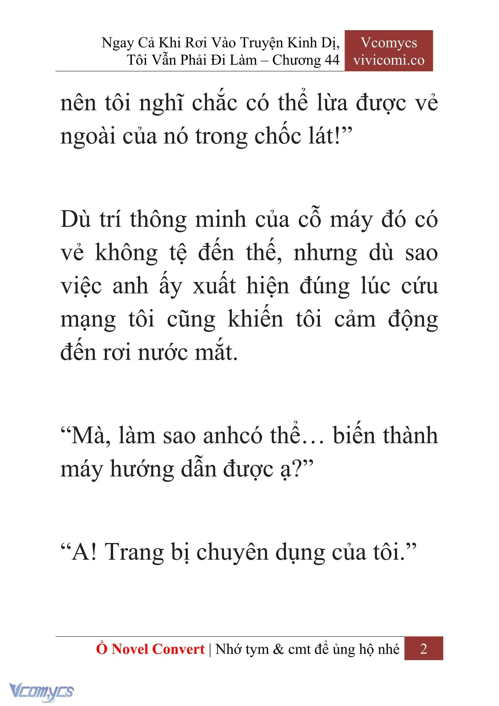 [Novel] Ngay Cả Khi Rơi Vào Truyện Kinh Dị, Tôi Vẫn Phải Đi Làm Chapter 44 - Trang 5
