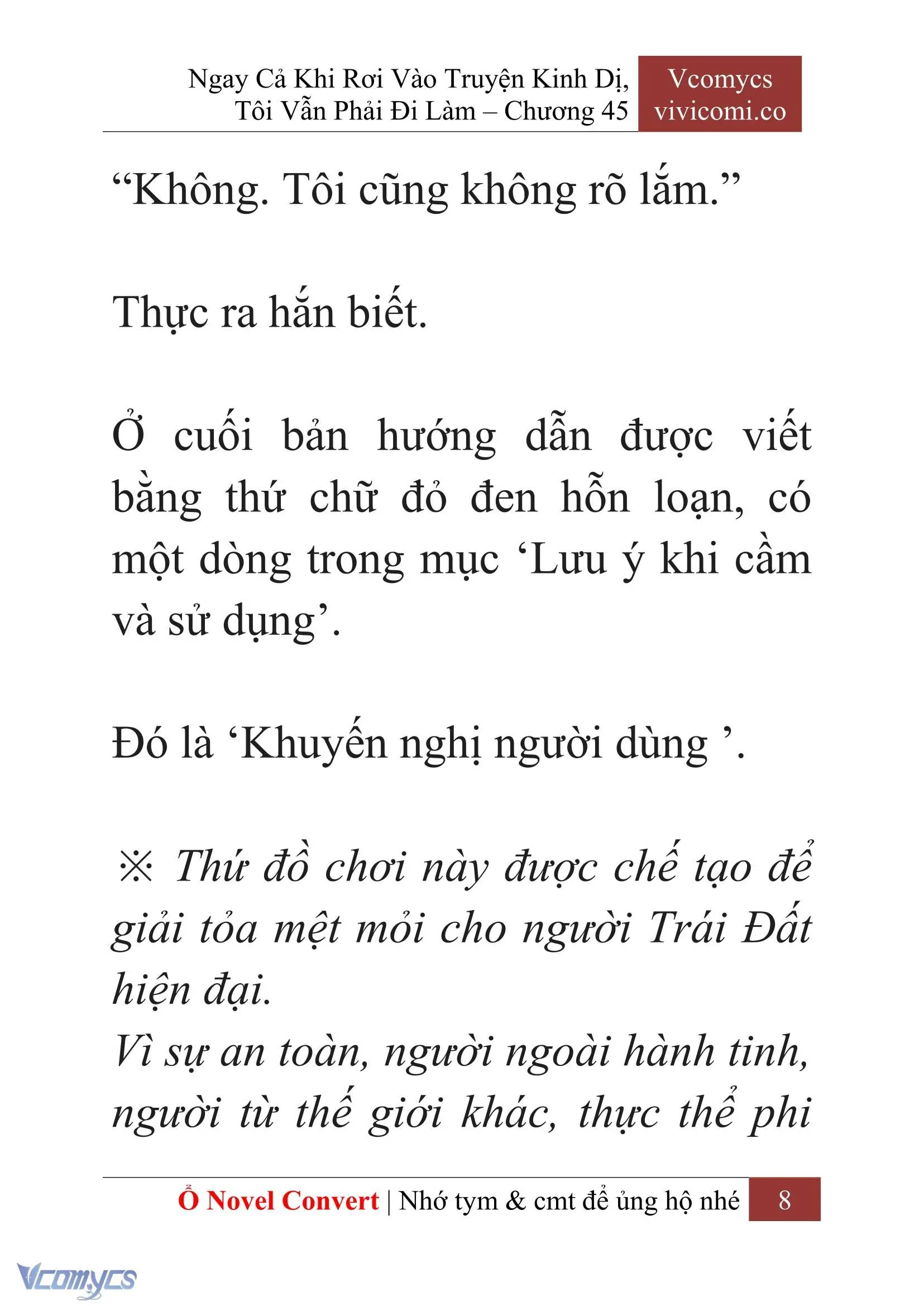 [Novel] Ngay Cả Khi Rơi Vào Truyện Kinh Dị, Tôi Vẫn Phải Đi Làm Chapter 45 - Trang 11