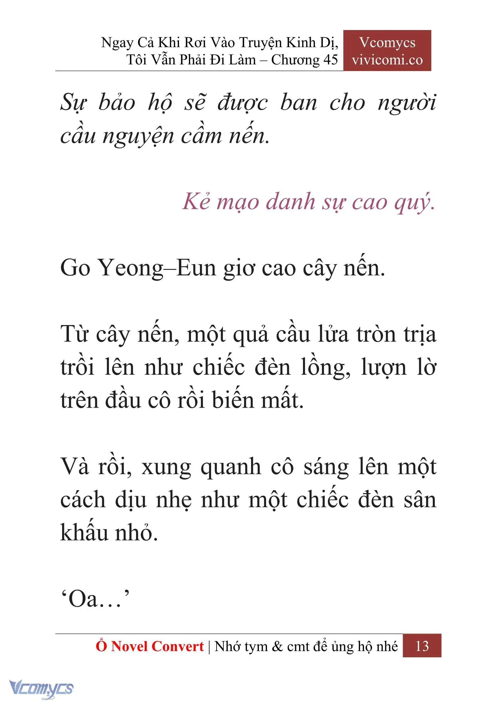 [Novel] Ngay Cả Khi Rơi Vào Truyện Kinh Dị, Tôi Vẫn Phải Đi Làm Chapter 45 - Trang 16