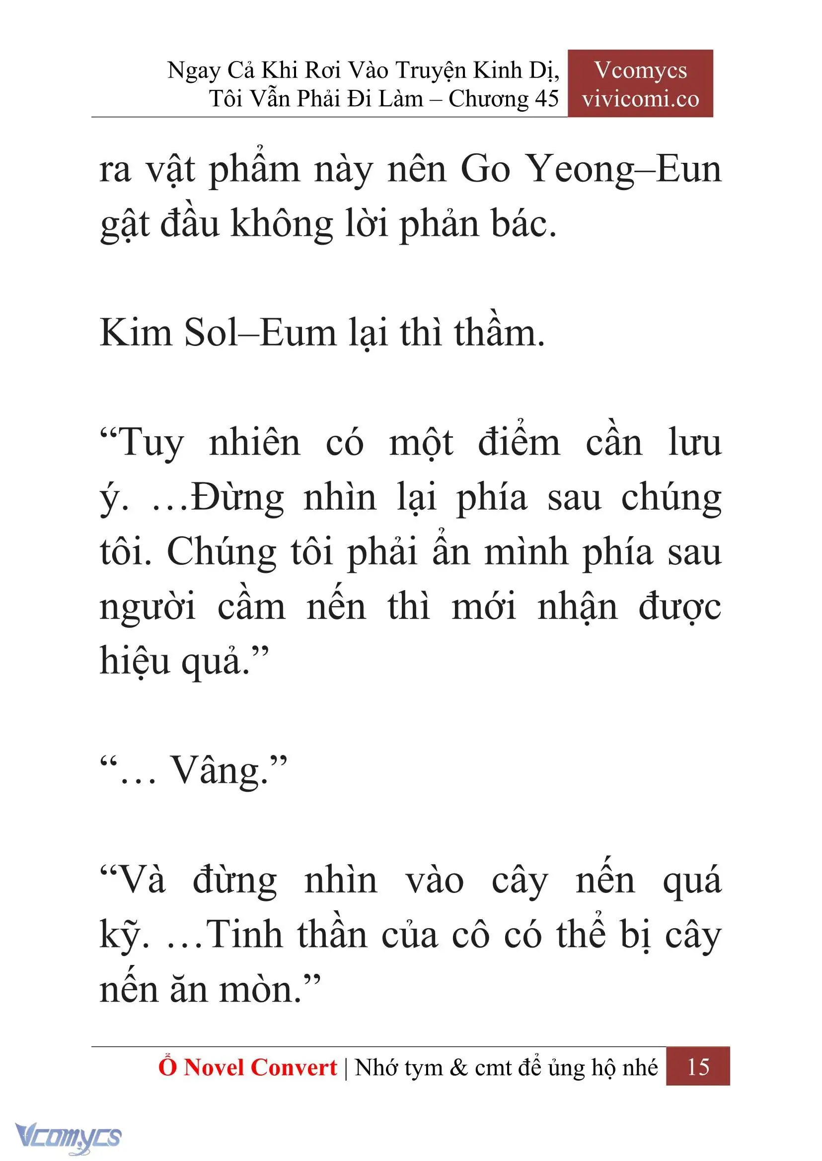 [Novel] Ngay Cả Khi Rơi Vào Truyện Kinh Dị, Tôi Vẫn Phải Đi Làm Chapter 45 - Trang 18