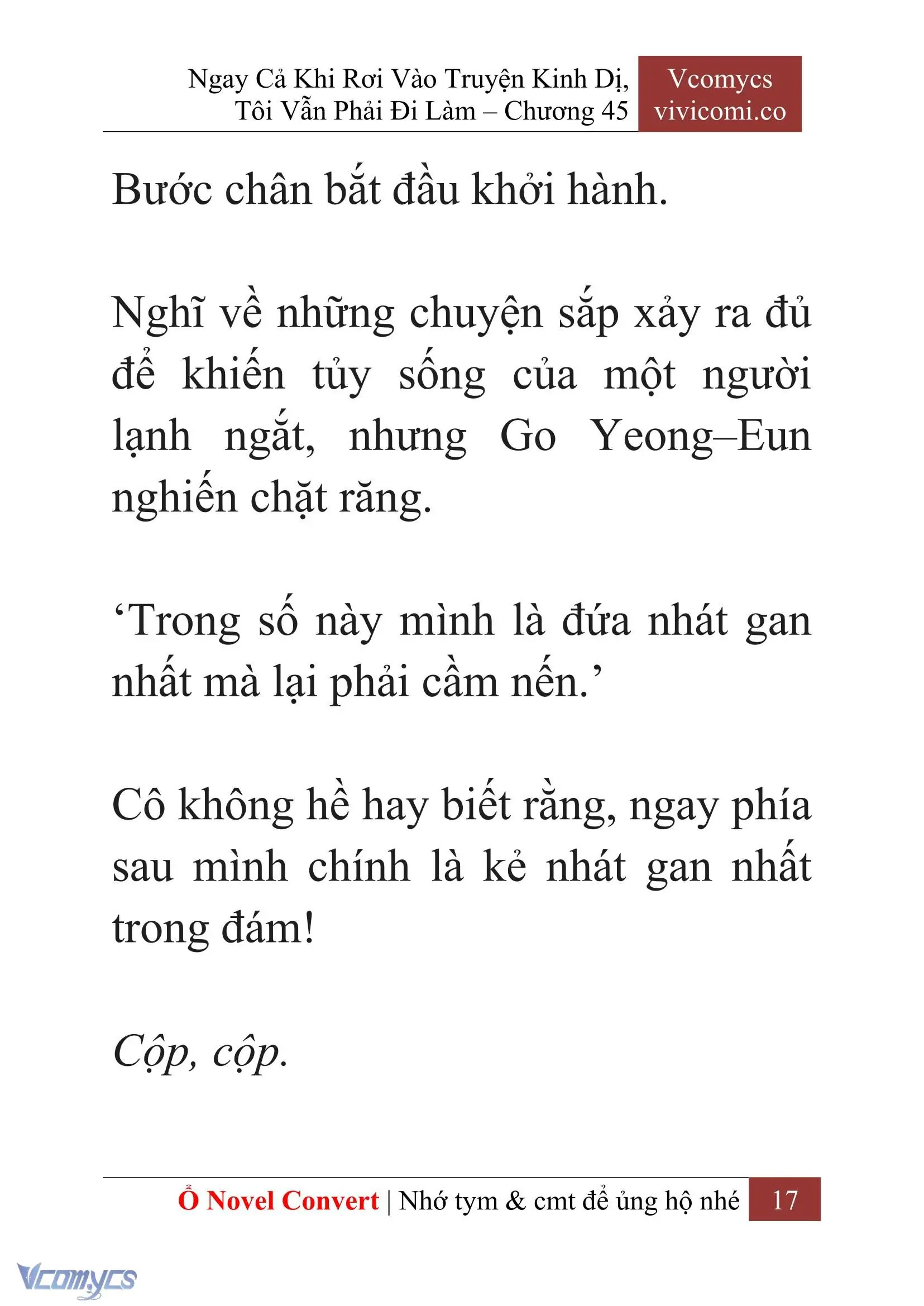 [Novel] Ngay Cả Khi Rơi Vào Truyện Kinh Dị, Tôi Vẫn Phải Đi Làm Chapter 45 - Trang 20