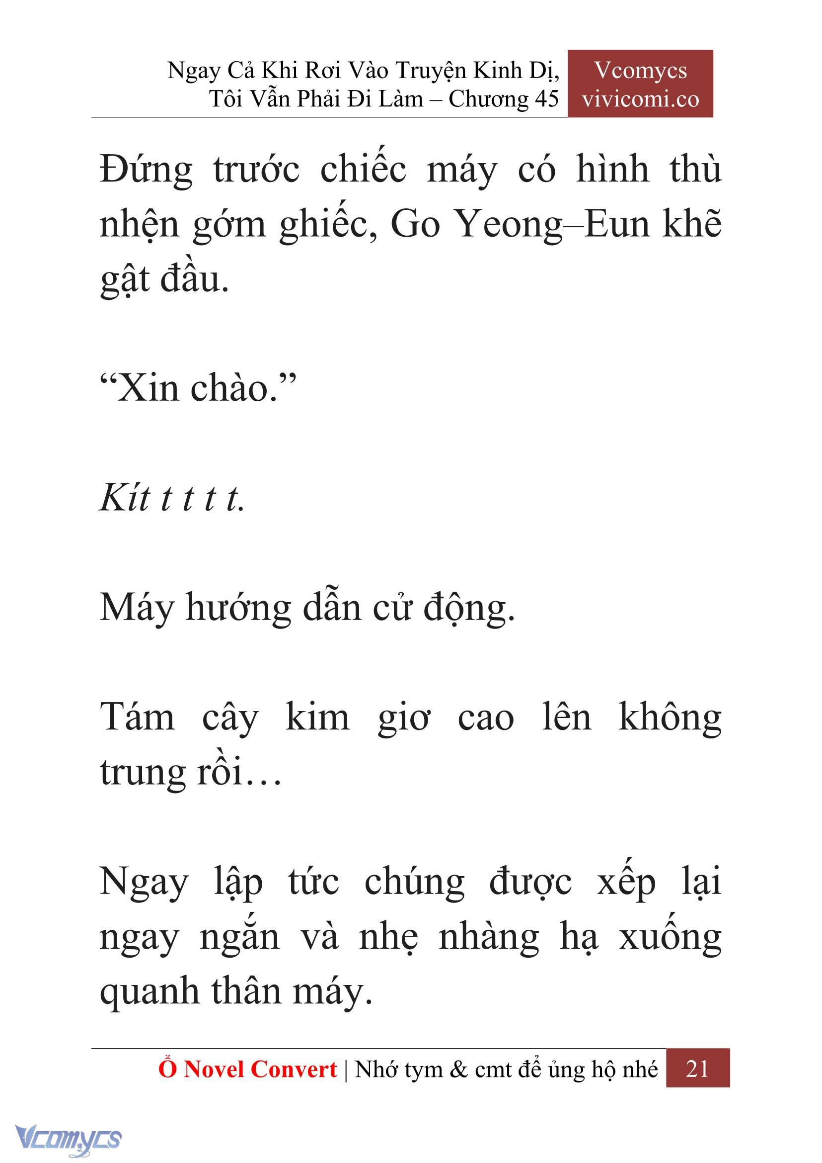 [Novel] Ngay Cả Khi Rơi Vào Truyện Kinh Dị, Tôi Vẫn Phải Đi Làm Chapter 45 - Trang 24