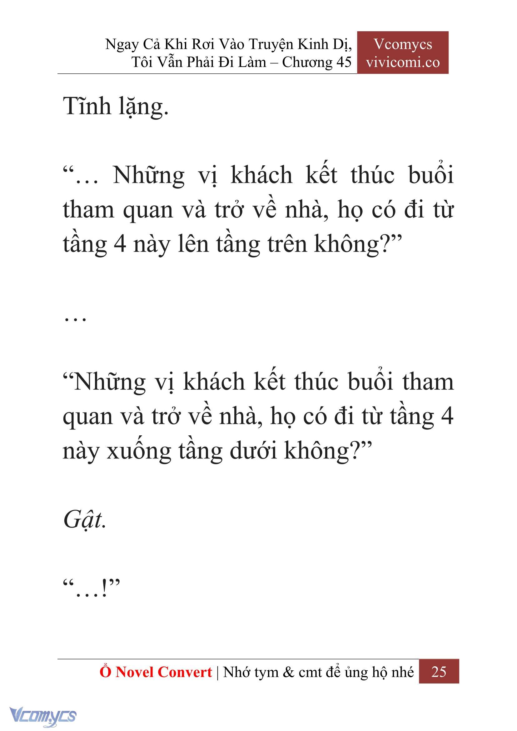 [Novel] Ngay Cả Khi Rơi Vào Truyện Kinh Dị, Tôi Vẫn Phải Đi Làm Chapter 45 - Trang 28