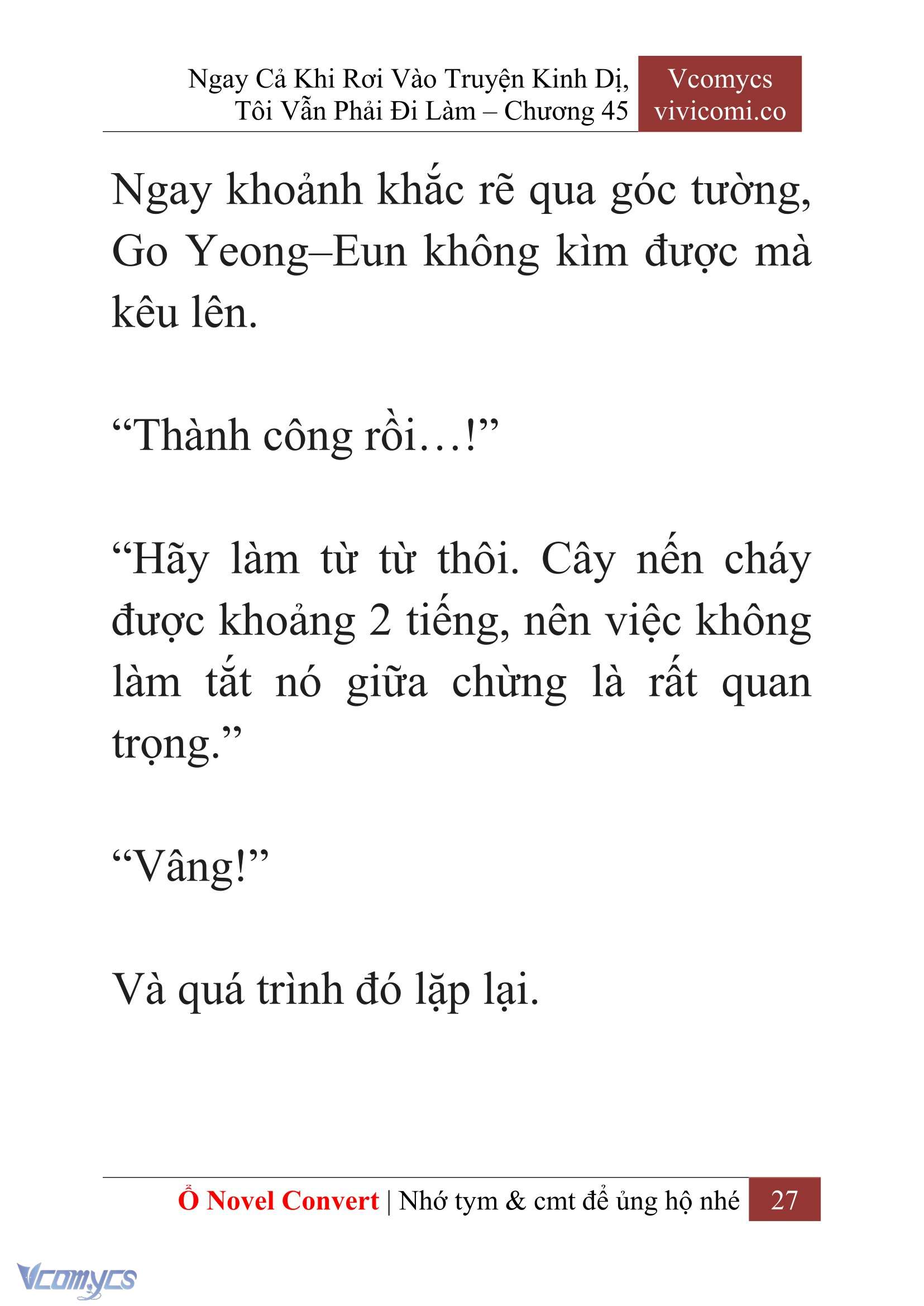 [Novel] Ngay Cả Khi Rơi Vào Truyện Kinh Dị, Tôi Vẫn Phải Đi Làm Chapter 45 - Trang 30