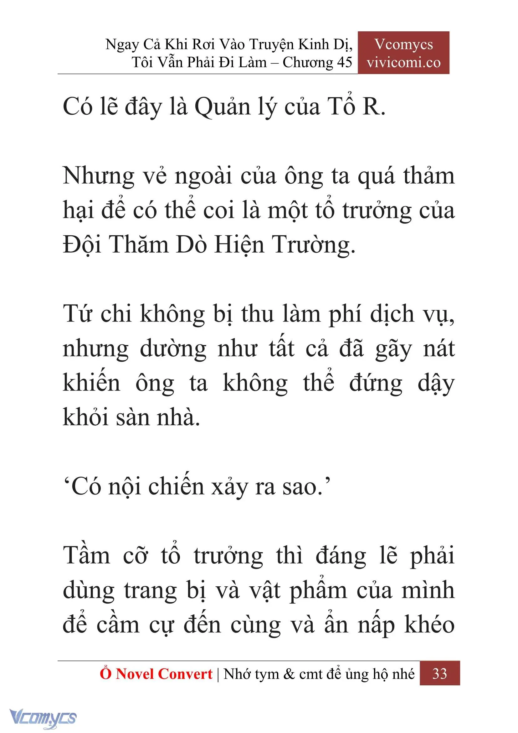 [Novel] Ngay Cả Khi Rơi Vào Truyện Kinh Dị, Tôi Vẫn Phải Đi Làm Chapter 45 - Trang 36