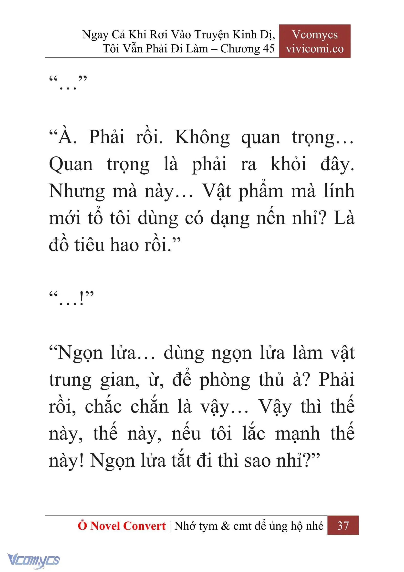 [Novel] Ngay Cả Khi Rơi Vào Truyện Kinh Dị, Tôi Vẫn Phải Đi Làm Chapter 45 - Trang 40