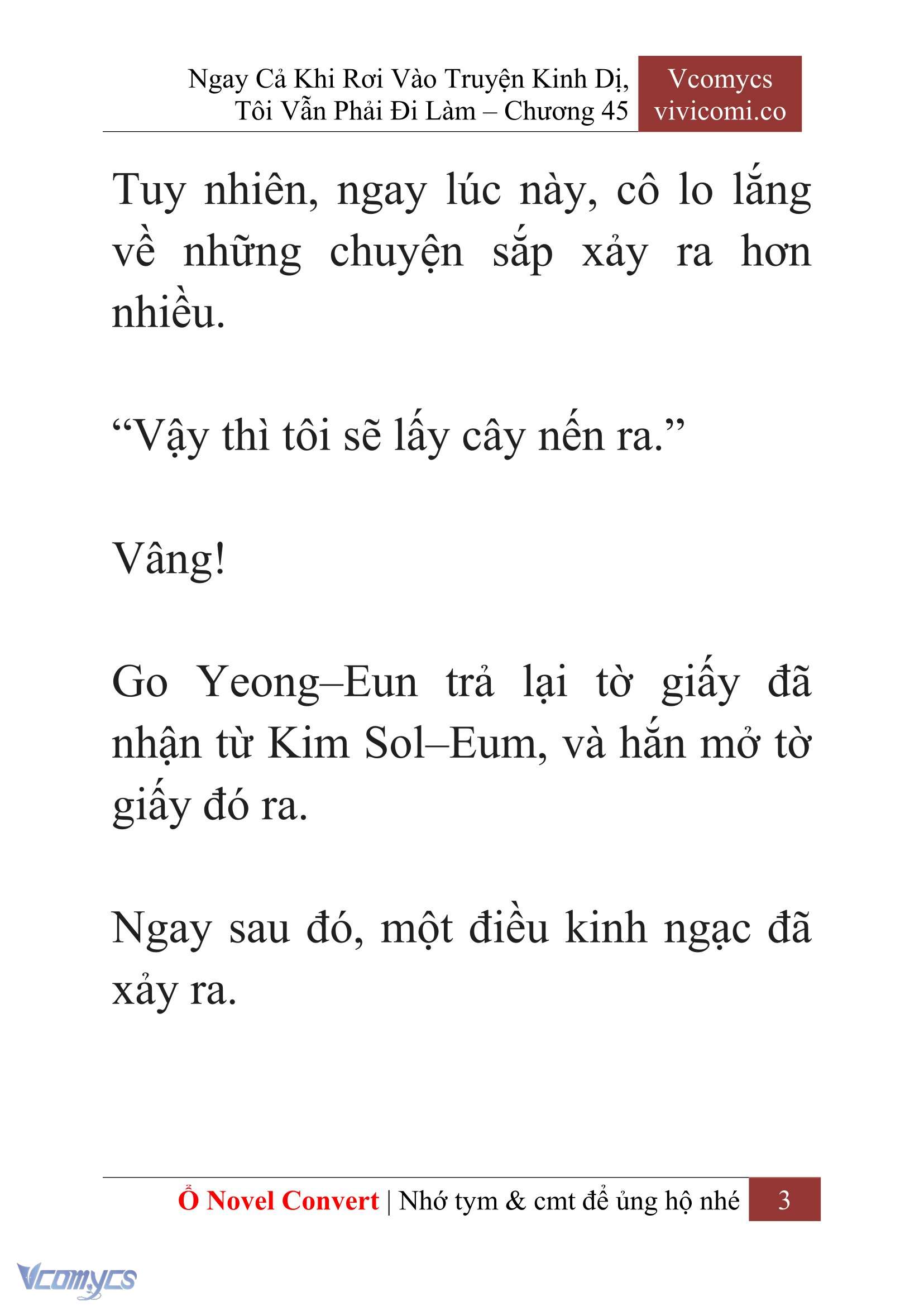 [Novel] Ngay Cả Khi Rơi Vào Truyện Kinh Dị, Tôi Vẫn Phải Đi Làm Chapter 45 - Trang 6