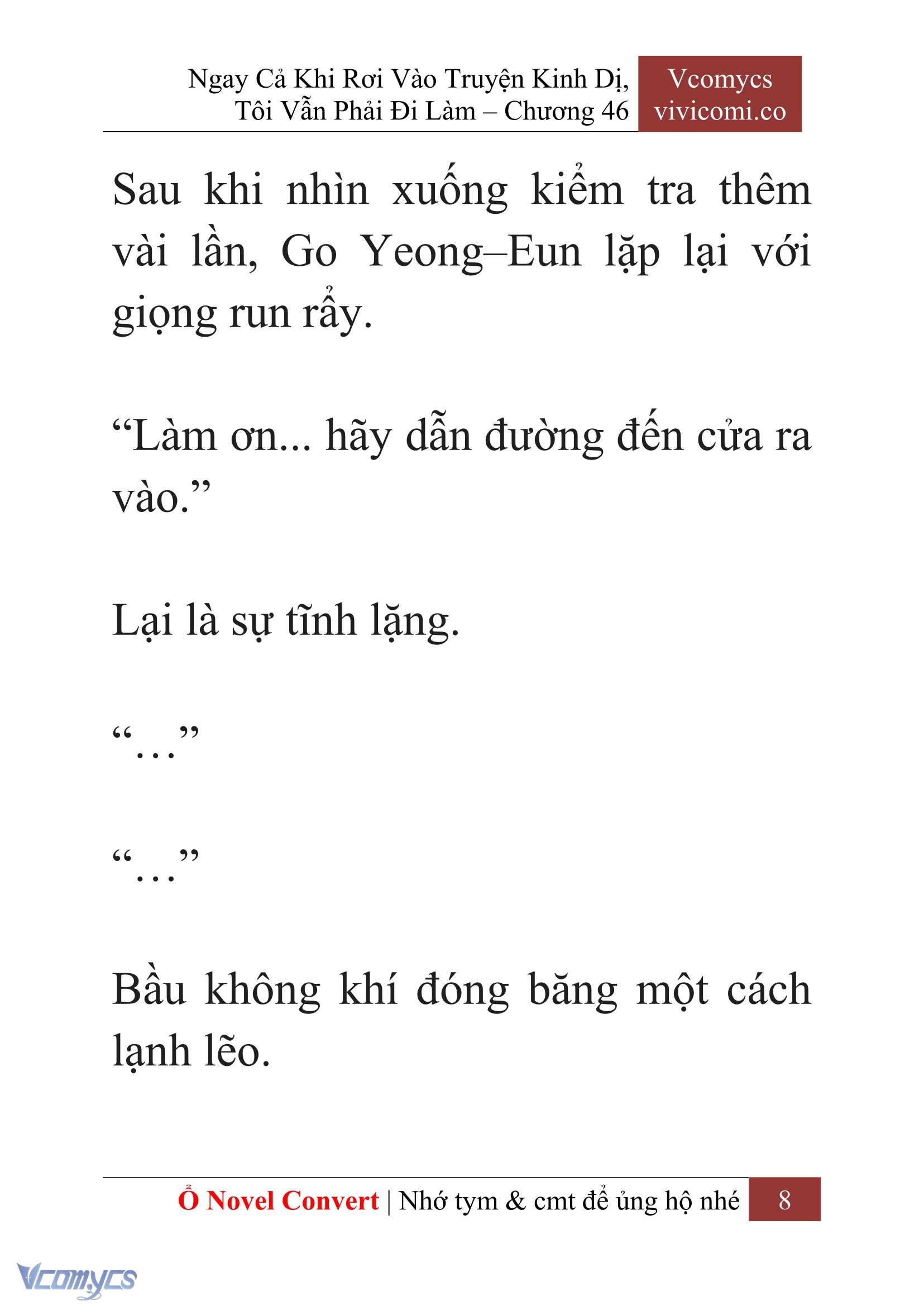 [Novel] Ngay Cả Khi Rơi Vào Truyện Kinh Dị, Tôi Vẫn Phải Đi Làm Chapter 46 - Trang 11