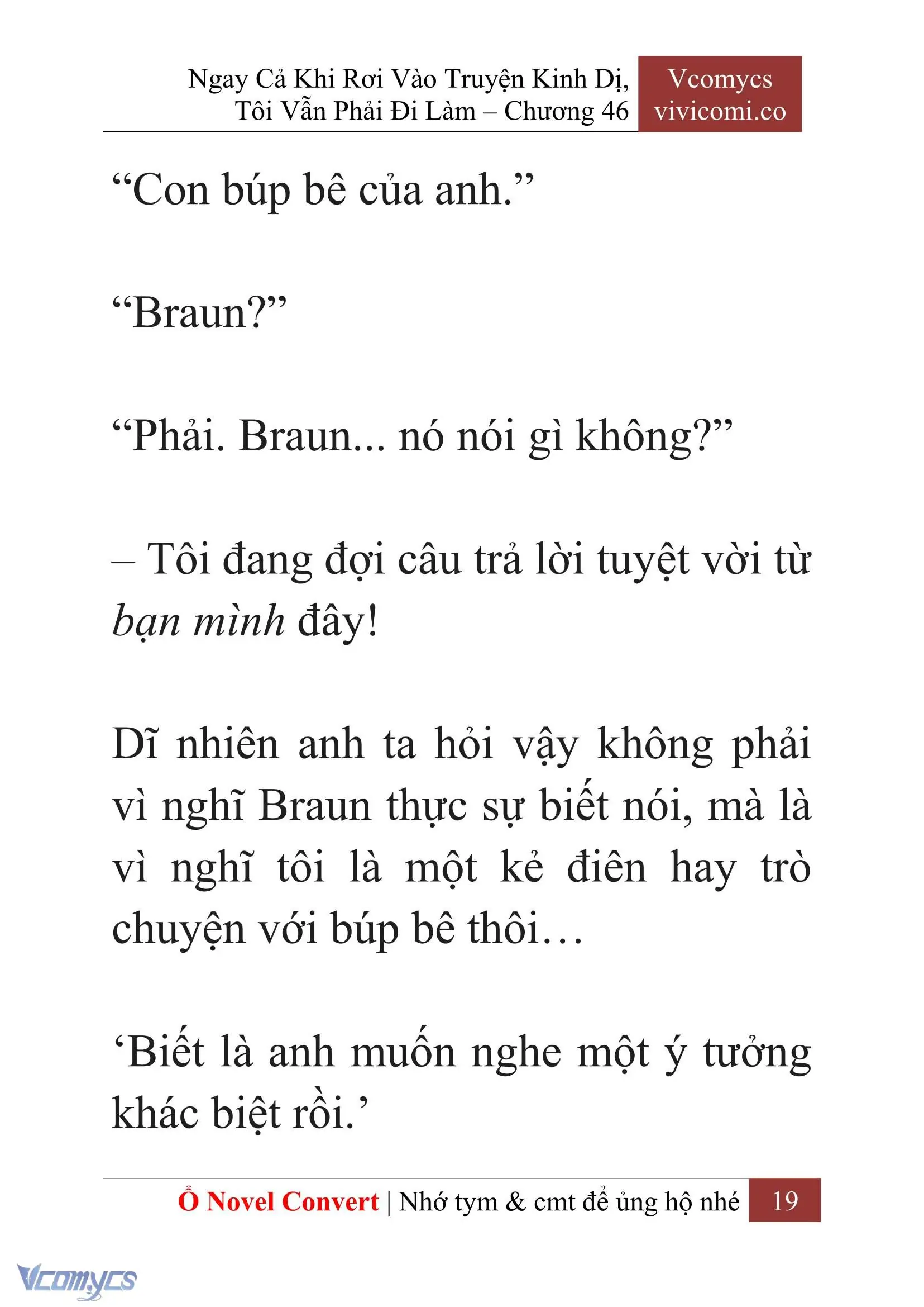 [Novel] Ngay Cả Khi Rơi Vào Truyện Kinh Dị, Tôi Vẫn Phải Đi Làm Chapter 46 - Trang 22