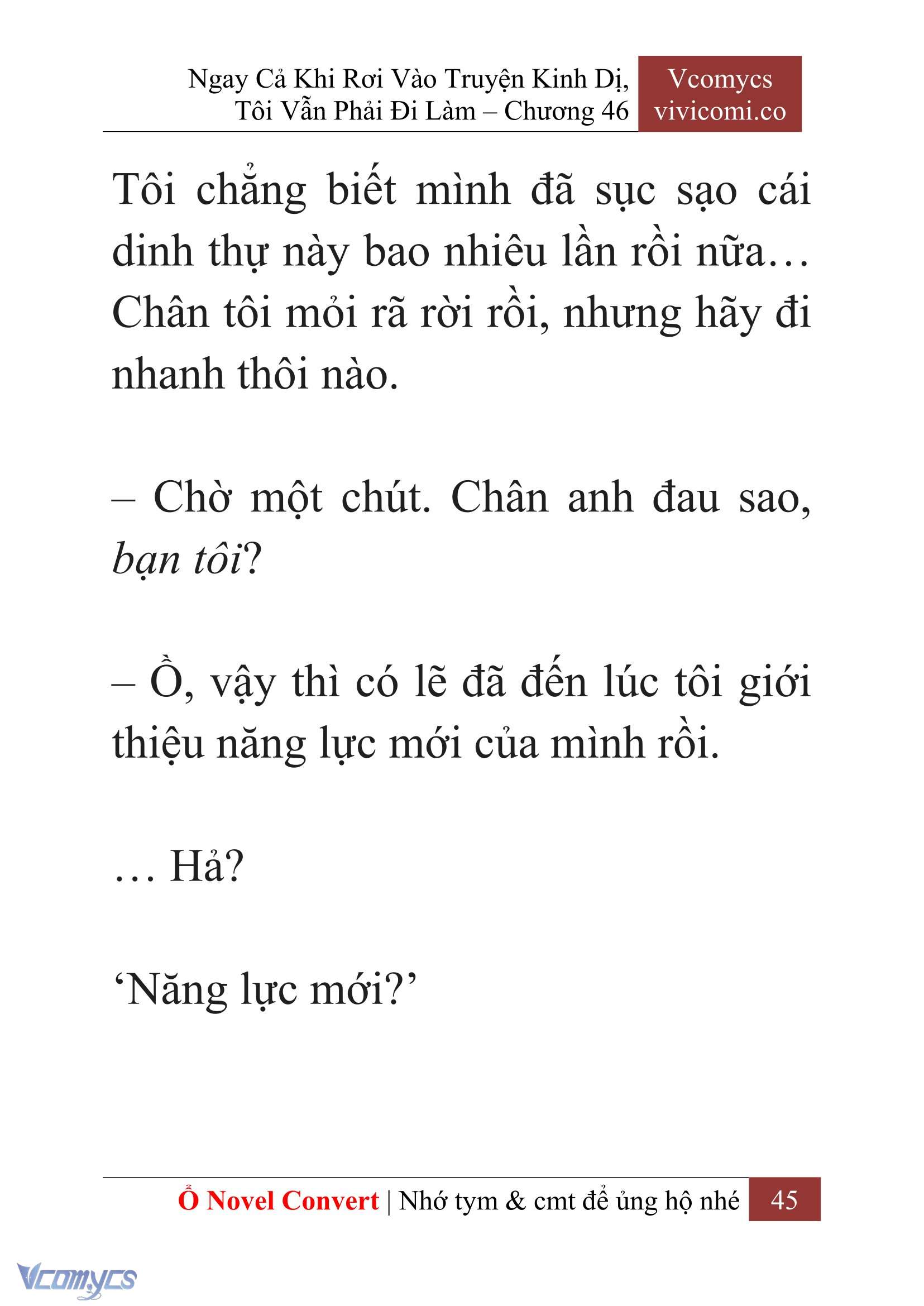 [Novel] Ngay Cả Khi Rơi Vào Truyện Kinh Dị, Tôi Vẫn Phải Đi Làm Chapter 46 - Trang 48