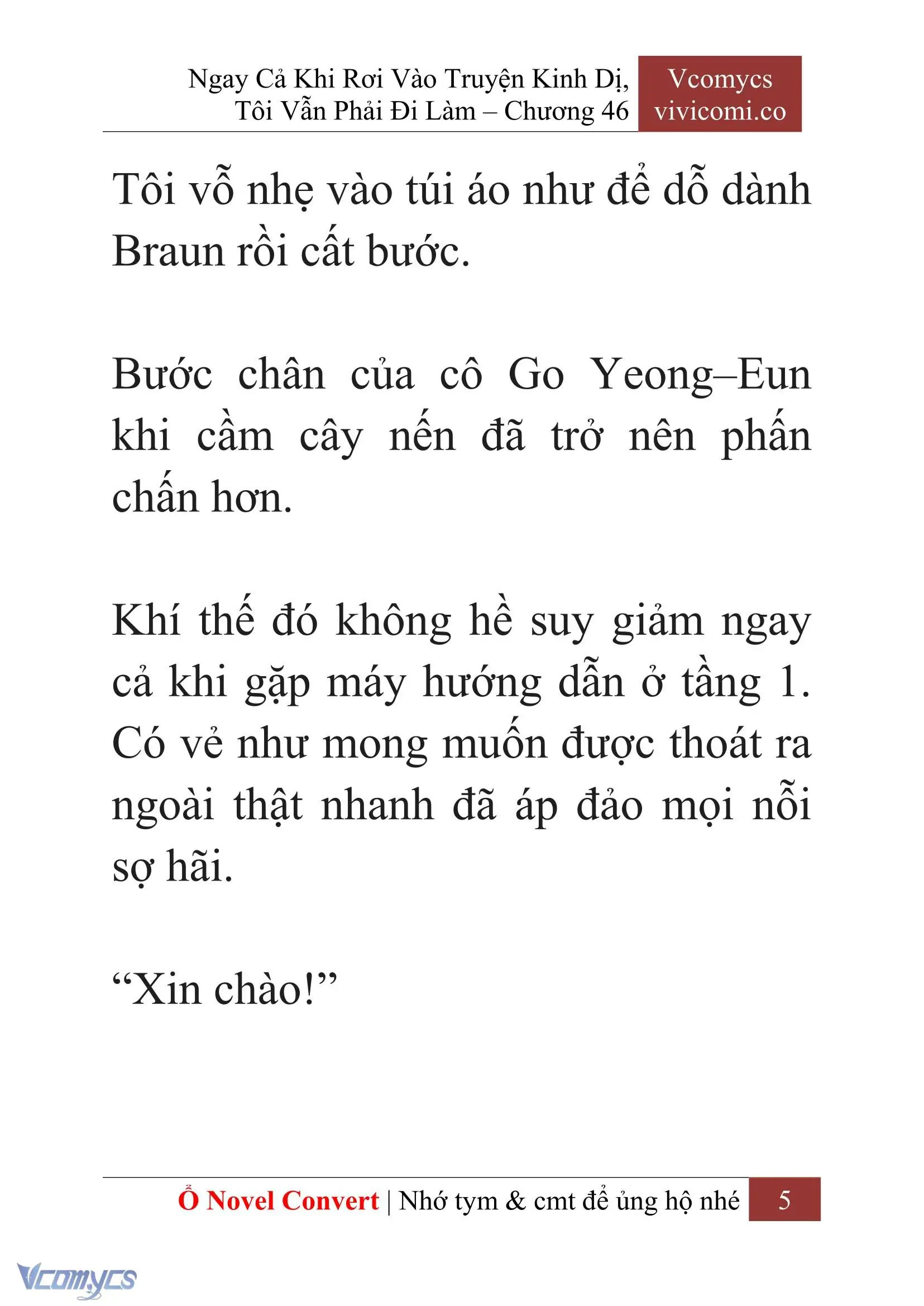 [Novel] Ngay Cả Khi Rơi Vào Truyện Kinh Dị, Tôi Vẫn Phải Đi Làm Chapter 46 - Trang 8