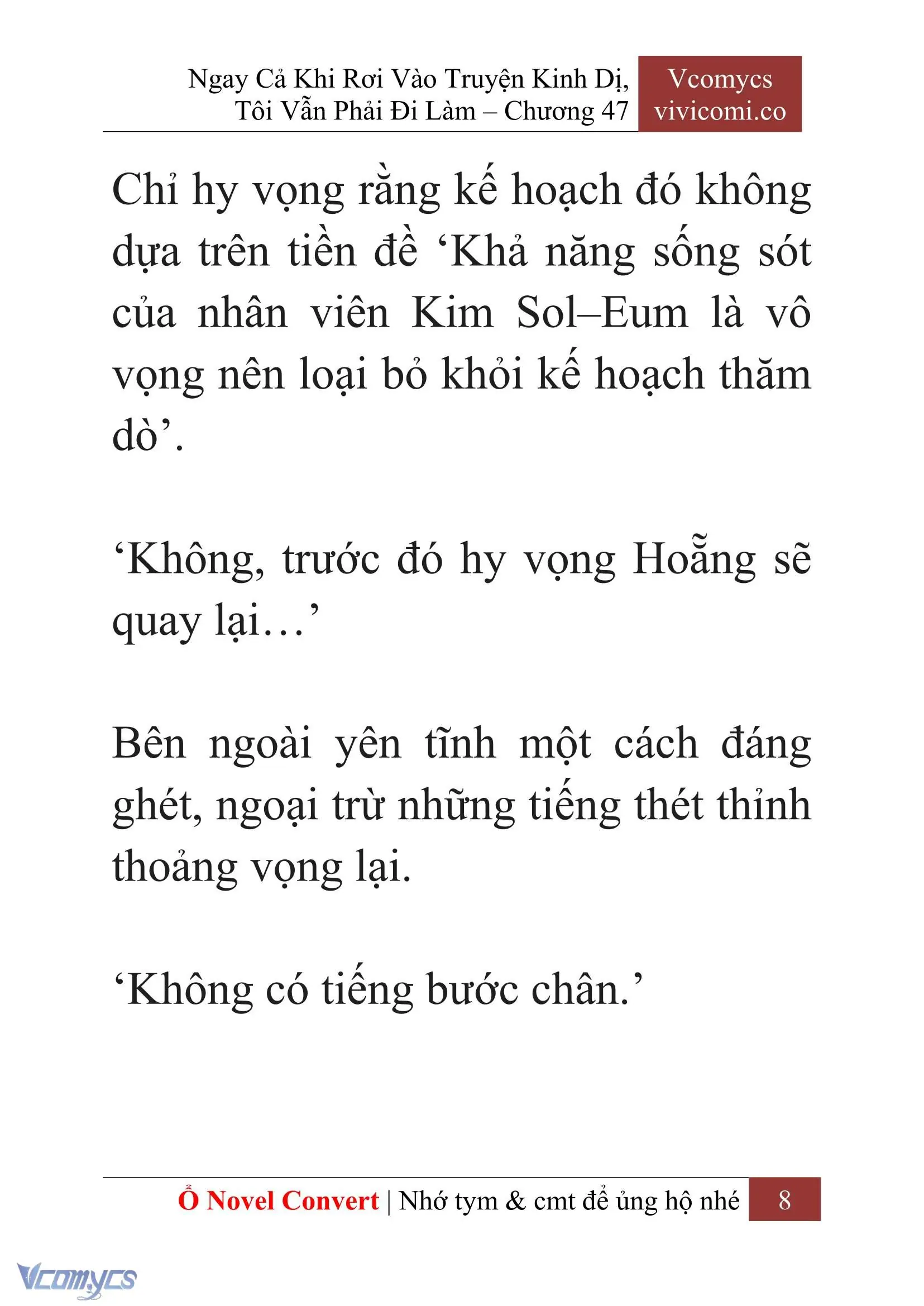 [Novel] Ngay Cả Khi Rơi Vào Truyện Kinh Dị, Tôi Vẫn Phải Đi Làm Chapter 47 - Trang 11