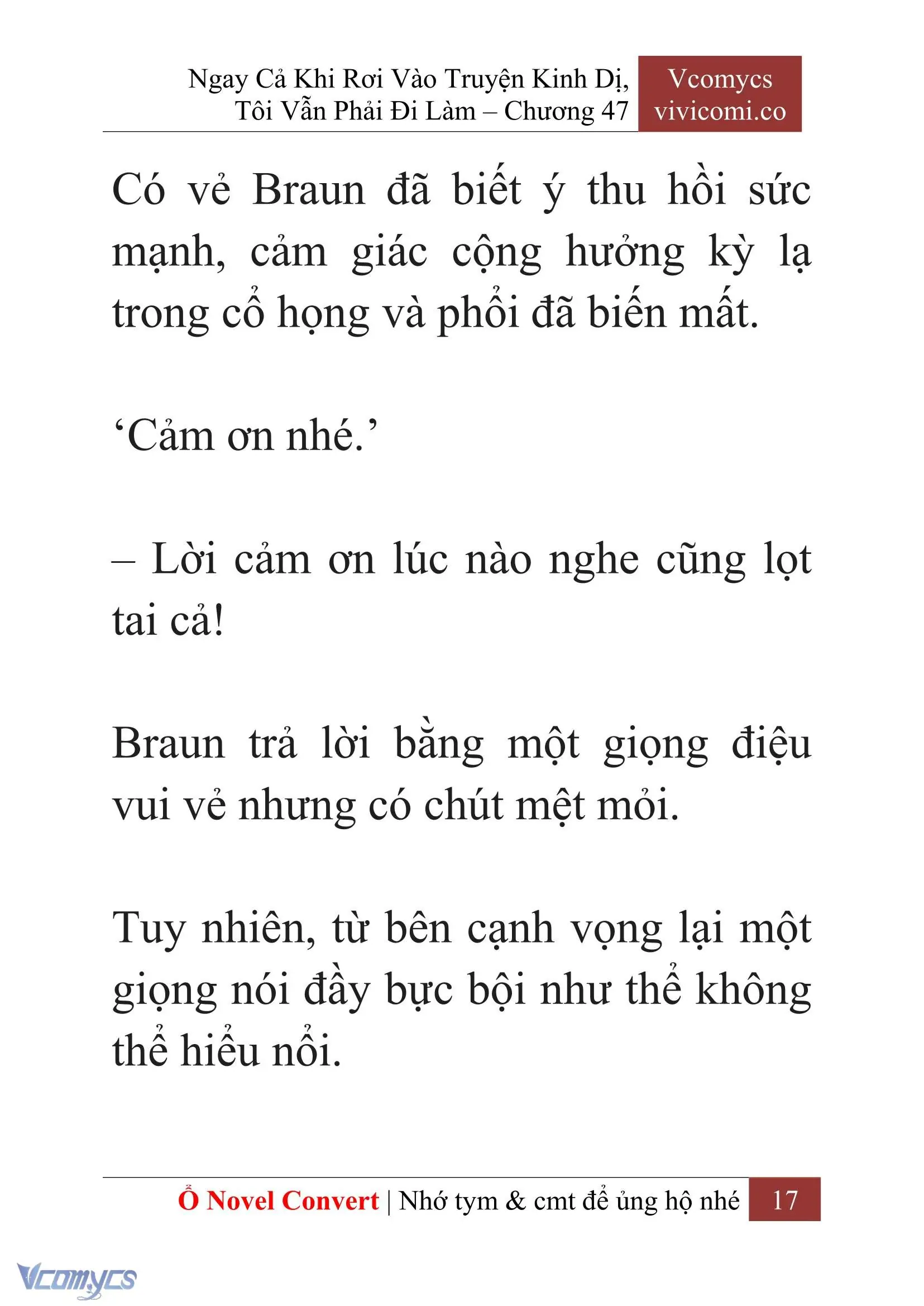 [Novel] Ngay Cả Khi Rơi Vào Truyện Kinh Dị, Tôi Vẫn Phải Đi Làm Chapter 47 - Trang 20