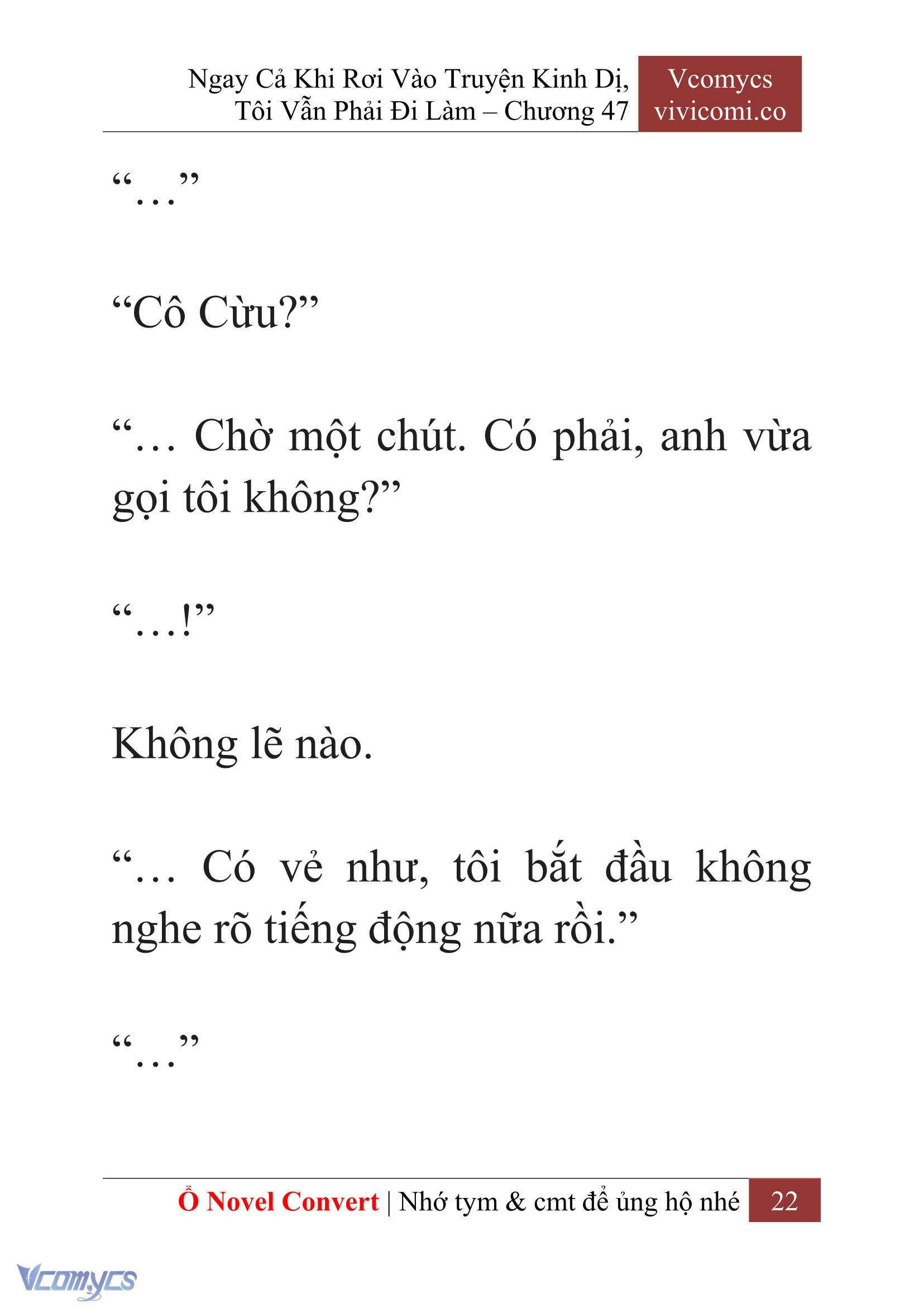 [Novel] Ngay Cả Khi Rơi Vào Truyện Kinh Dị, Tôi Vẫn Phải Đi Làm Chapter 47 - Trang 25