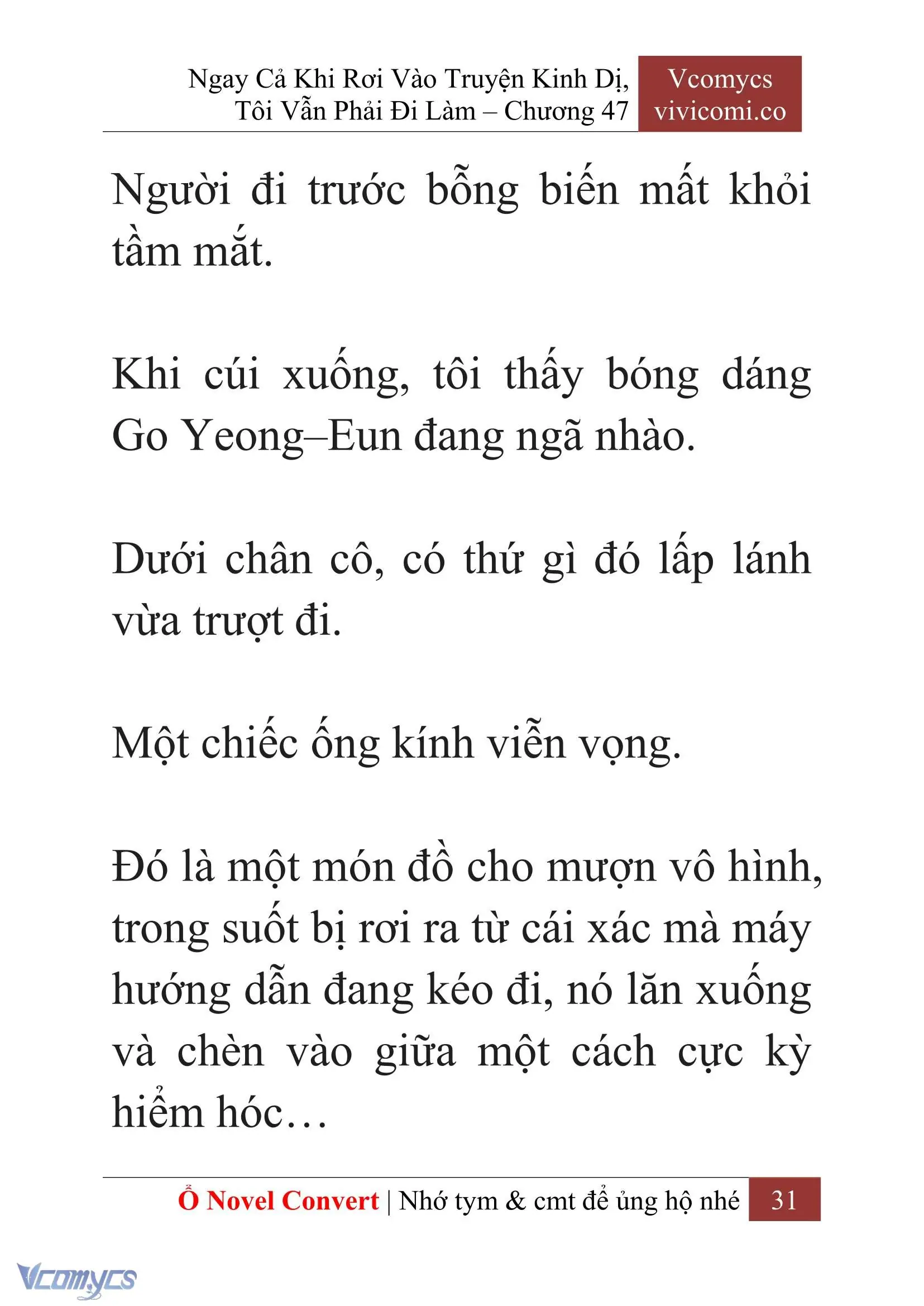 [Novel] Ngay Cả Khi Rơi Vào Truyện Kinh Dị, Tôi Vẫn Phải Đi Làm Chapter 47 - Trang 34