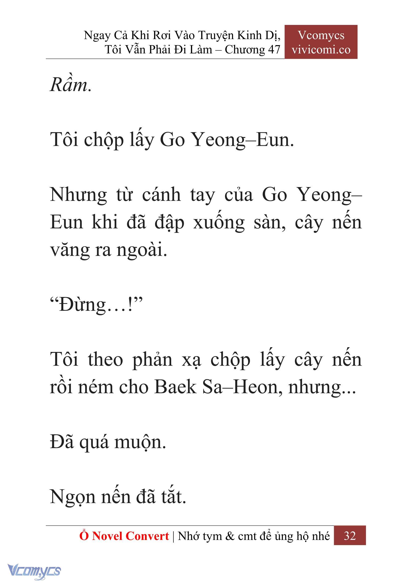 [Novel] Ngay Cả Khi Rơi Vào Truyện Kinh Dị, Tôi Vẫn Phải Đi Làm Chapter 47 - Trang 35