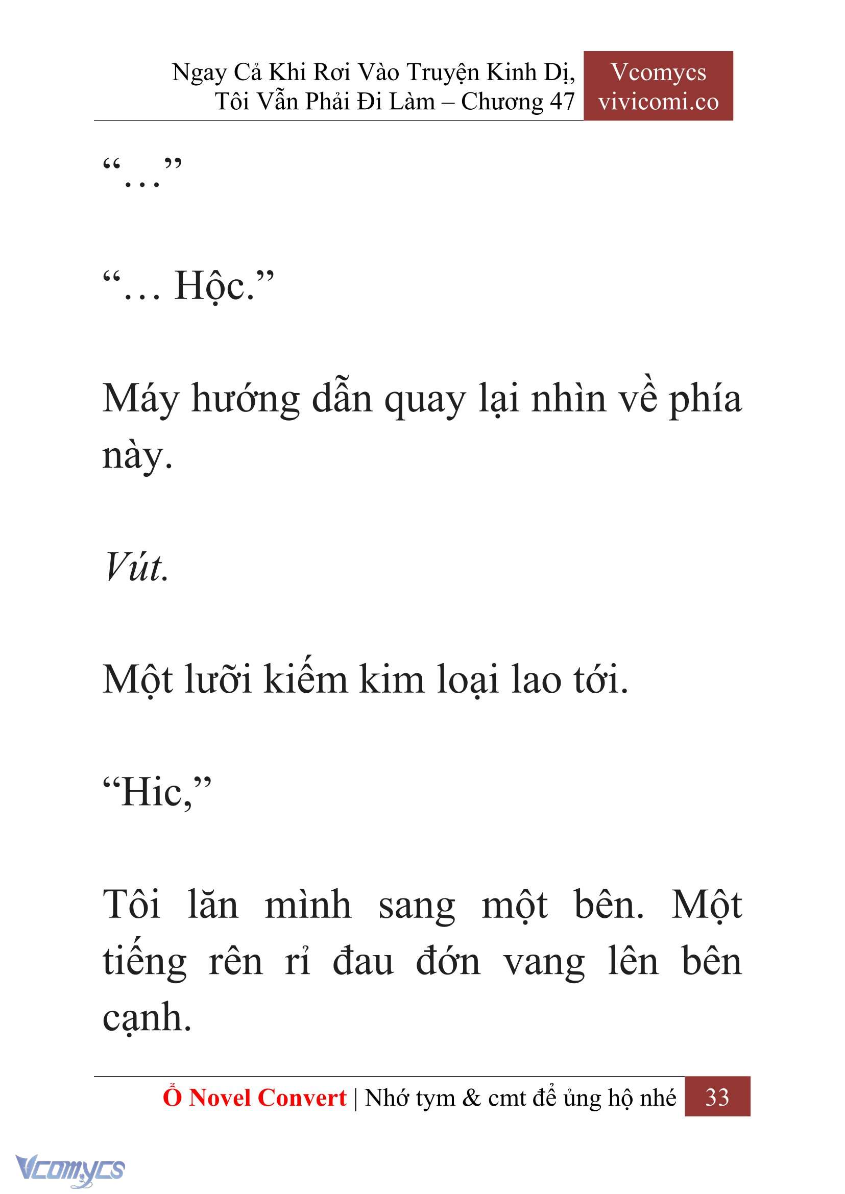 [Novel] Ngay Cả Khi Rơi Vào Truyện Kinh Dị, Tôi Vẫn Phải Đi Làm Chapter 47 - Trang 36