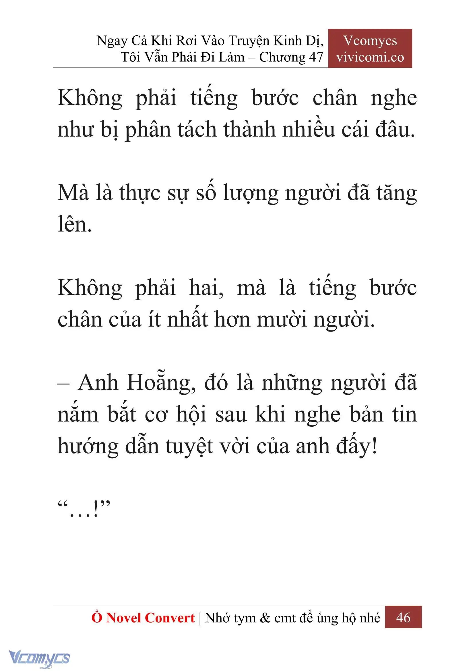 [Novel] Ngay Cả Khi Rơi Vào Truyện Kinh Dị, Tôi Vẫn Phải Đi Làm Chapter 47 - Trang 49