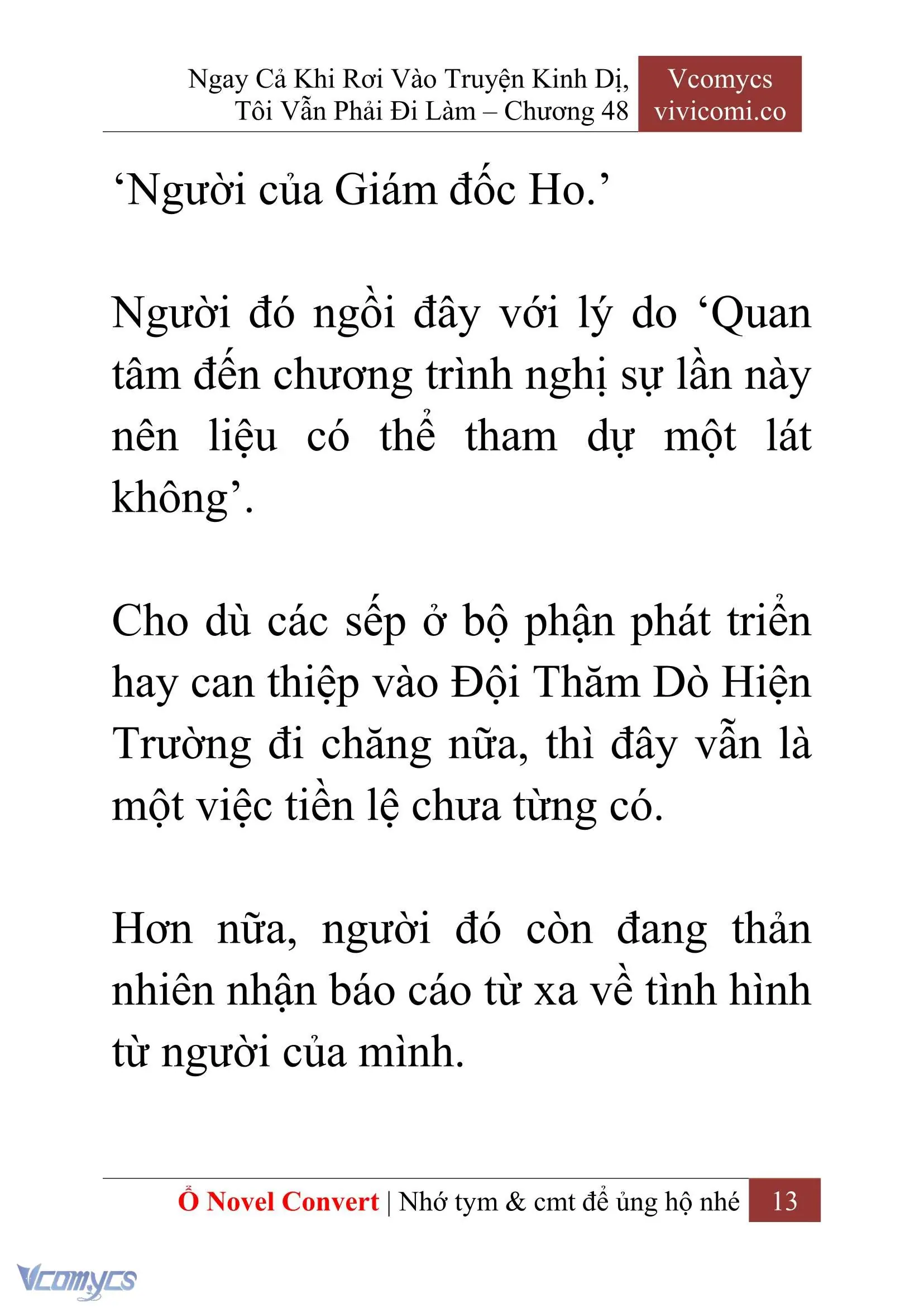 [Novel] Ngay Cả Khi Rơi Vào Truyện Kinh Dị, Tôi Vẫn Phải Đi Làm Chapter 48 - Trang 16