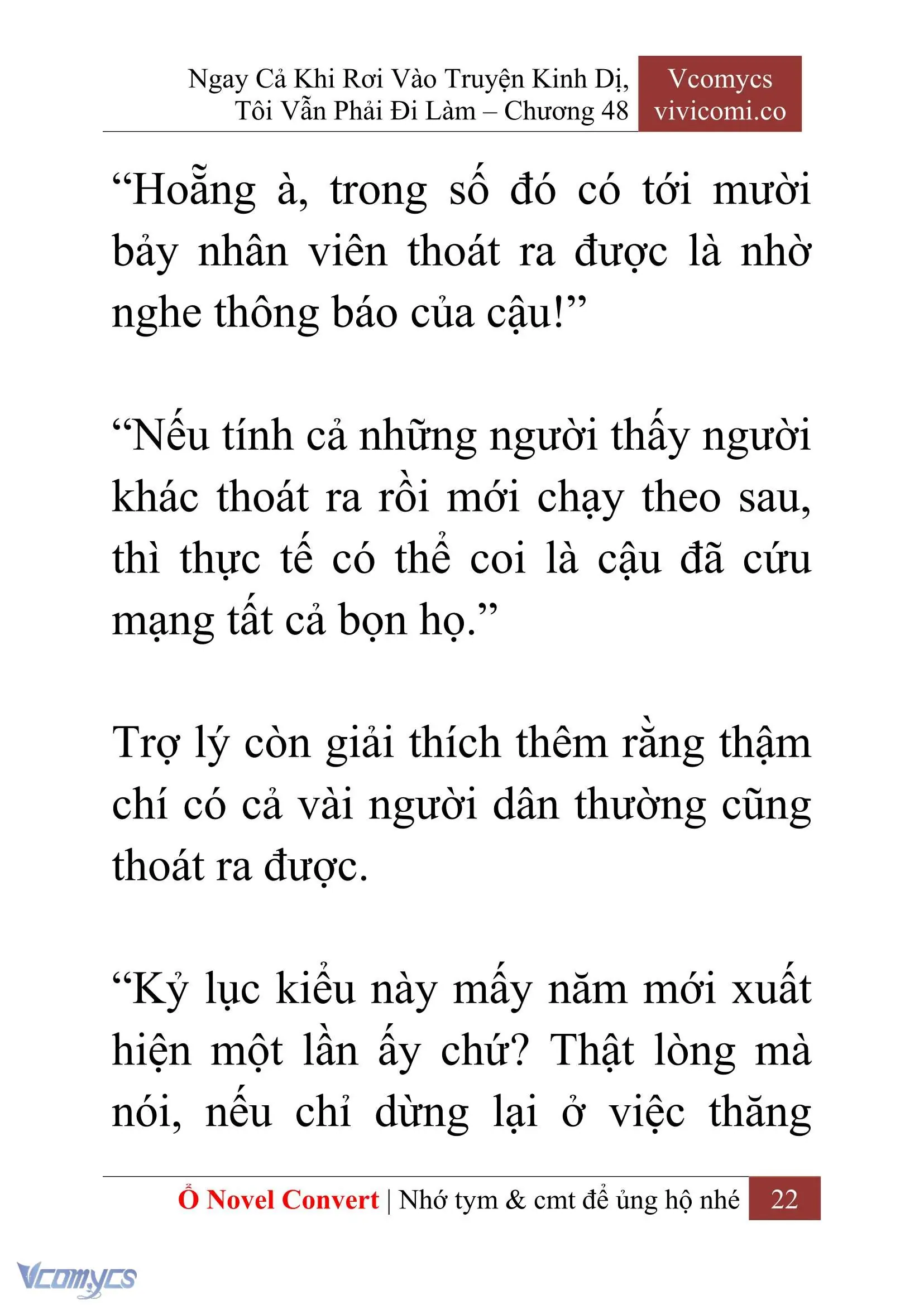 [Novel] Ngay Cả Khi Rơi Vào Truyện Kinh Dị, Tôi Vẫn Phải Đi Làm Chapter 48 - Trang 25