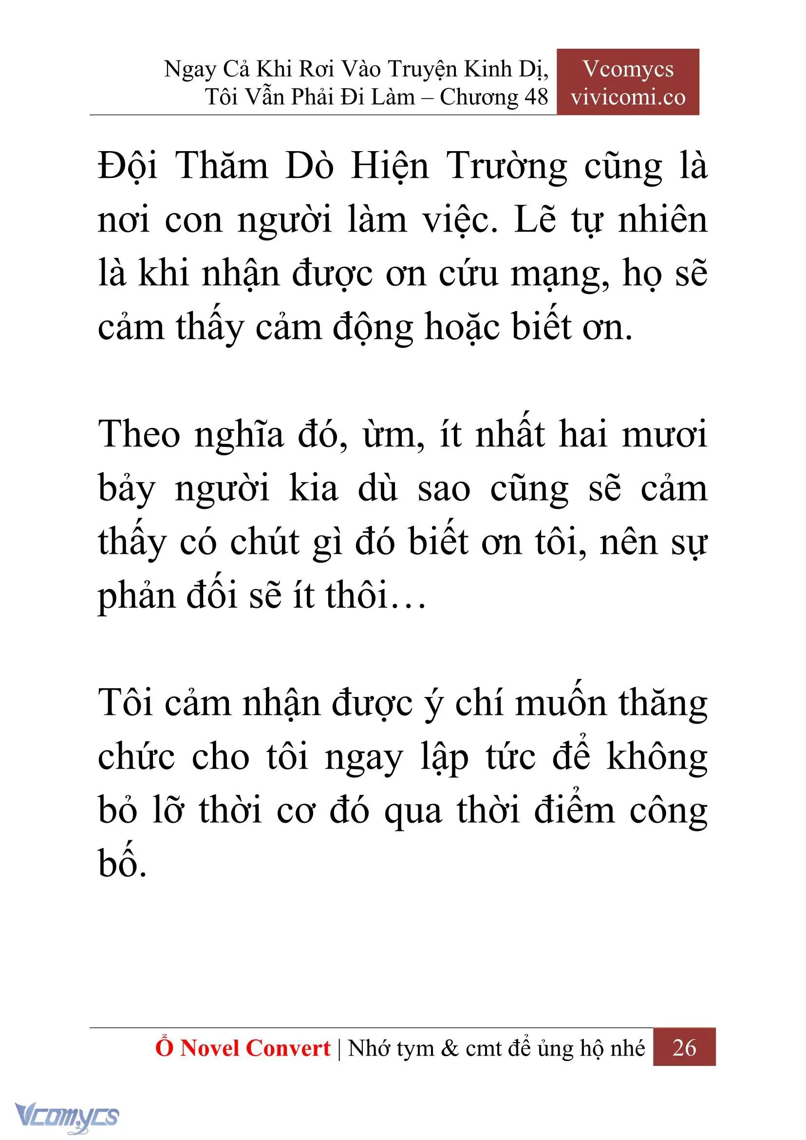 [Novel] Ngay Cả Khi Rơi Vào Truyện Kinh Dị, Tôi Vẫn Phải Đi Làm Chapter 48 - Trang 29