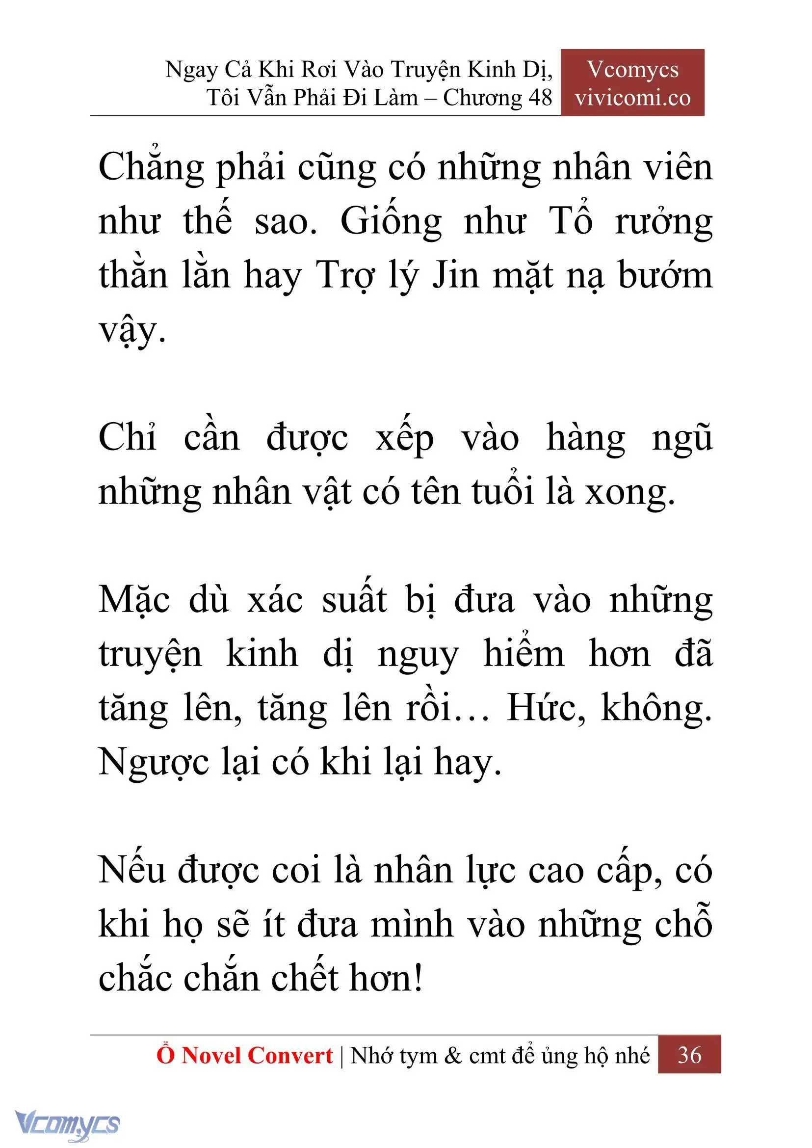 [Novel] Ngay Cả Khi Rơi Vào Truyện Kinh Dị, Tôi Vẫn Phải Đi Làm Chapter 48 - Trang 39