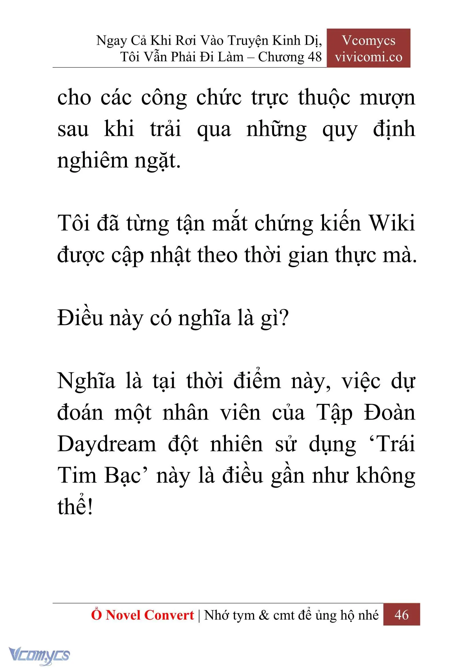 [Novel] Ngay Cả Khi Rơi Vào Truyện Kinh Dị, Tôi Vẫn Phải Đi Làm Chapter 48 - Trang 49