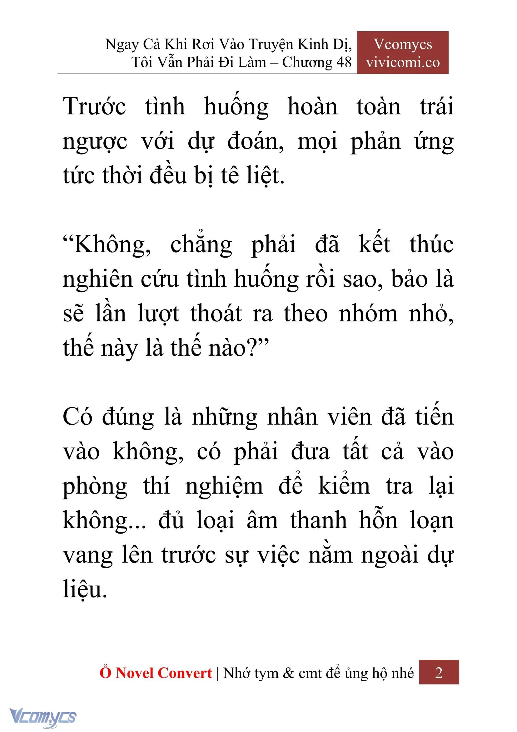 [Novel] Ngay Cả Khi Rơi Vào Truyện Kinh Dị, Tôi Vẫn Phải Đi Làm Chapter 48 - Trang 5