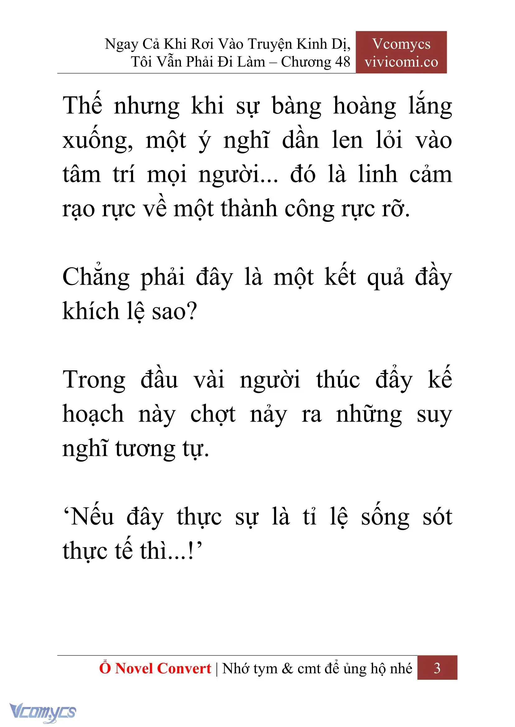 [Novel] Ngay Cả Khi Rơi Vào Truyện Kinh Dị, Tôi Vẫn Phải Đi Làm Chapter 48 - Trang 6