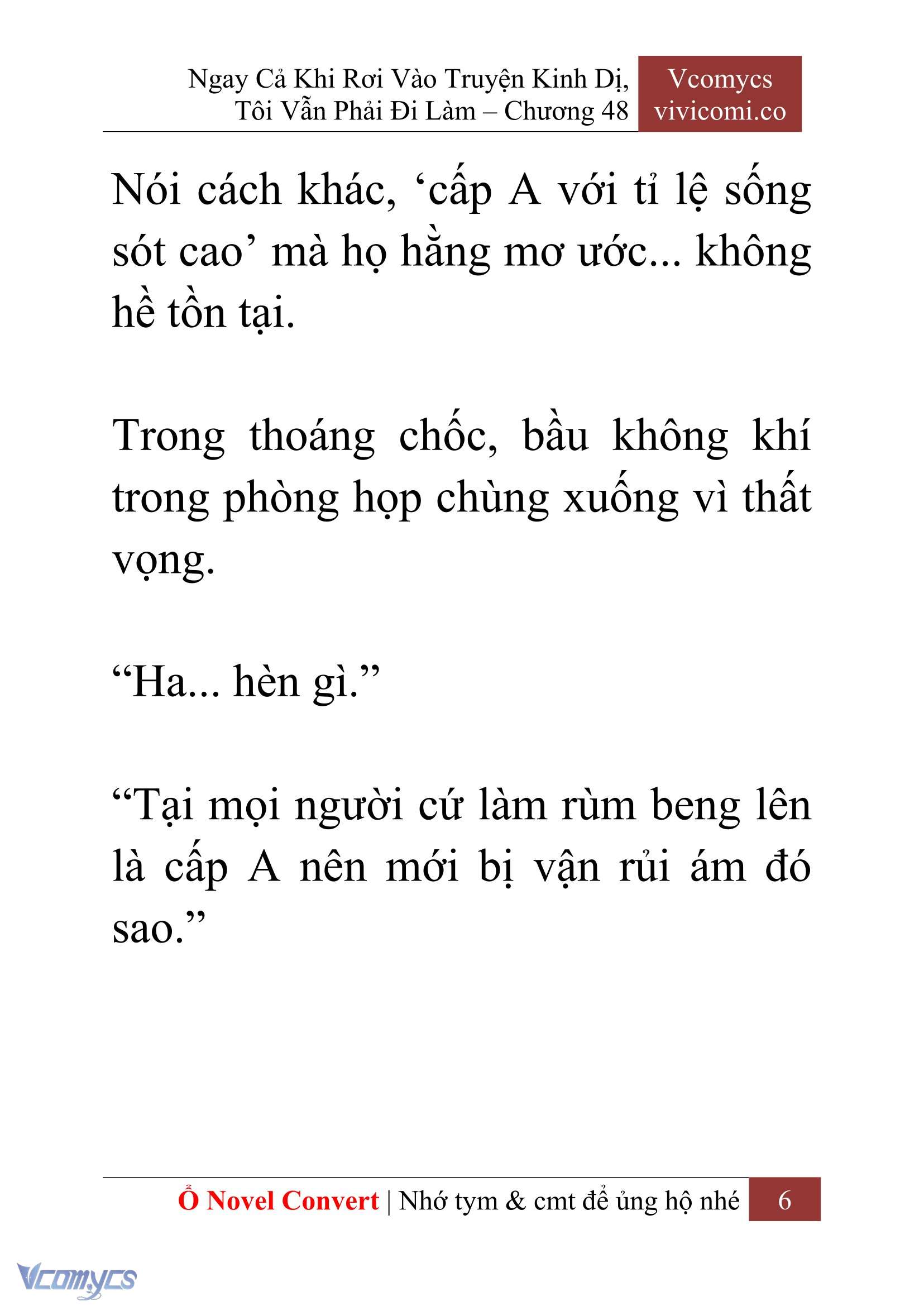 [Novel] Ngay Cả Khi Rơi Vào Truyện Kinh Dị, Tôi Vẫn Phải Đi Làm Chapter 48 - Trang 9