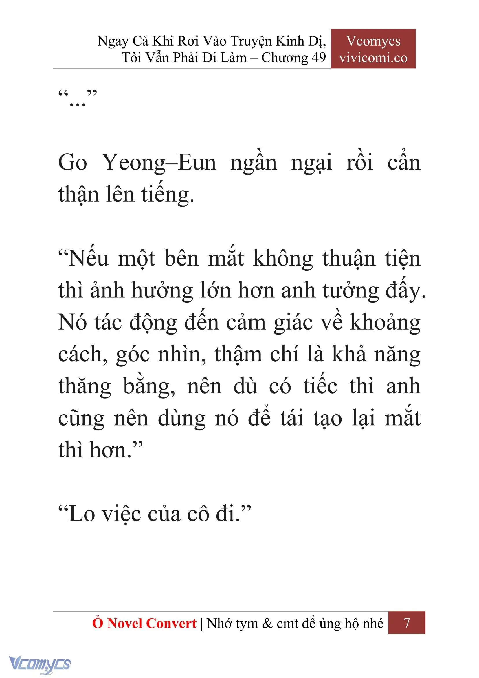 [Novel] Ngay Cả Khi Rơi Vào Truyện Kinh Dị, Tôi Vẫn Phải Đi Làm Chapter 49 - Trang 10