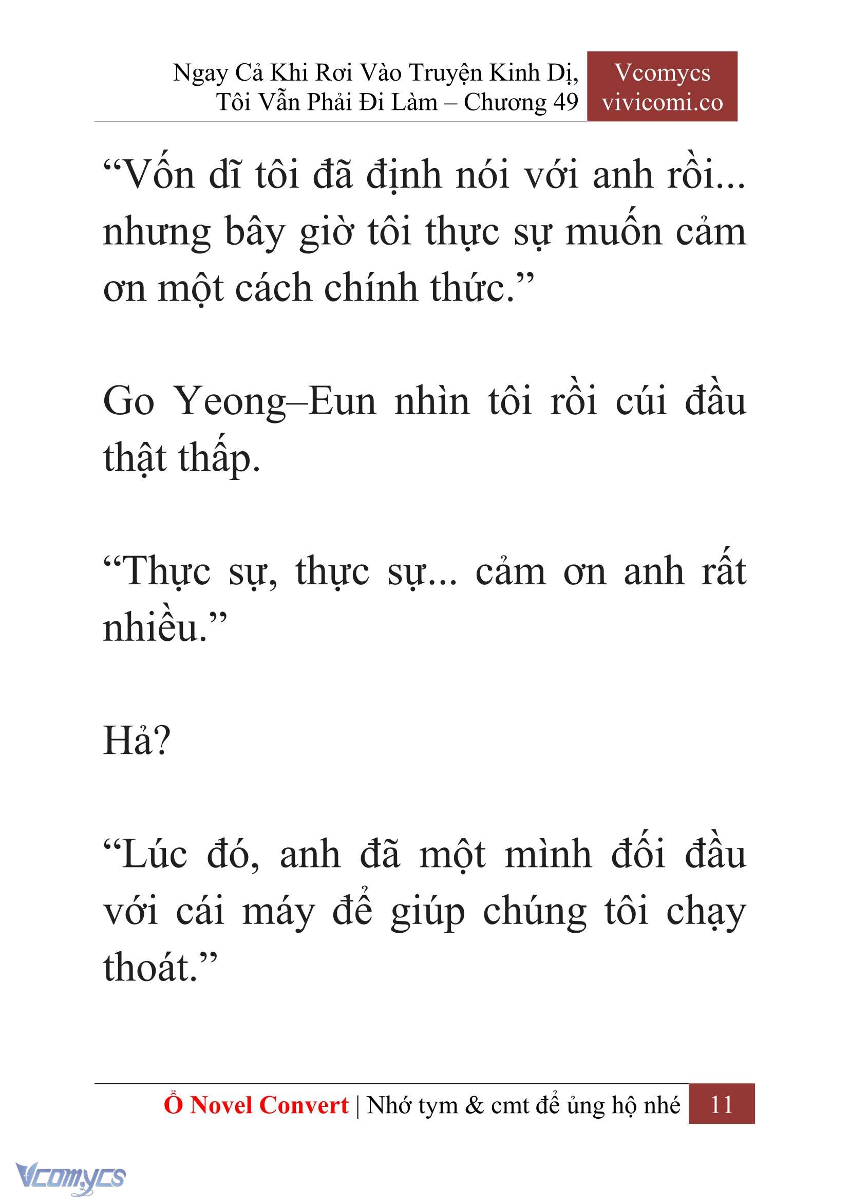 [Novel] Ngay Cả Khi Rơi Vào Truyện Kinh Dị, Tôi Vẫn Phải Đi Làm Chapter 49 - Trang 14