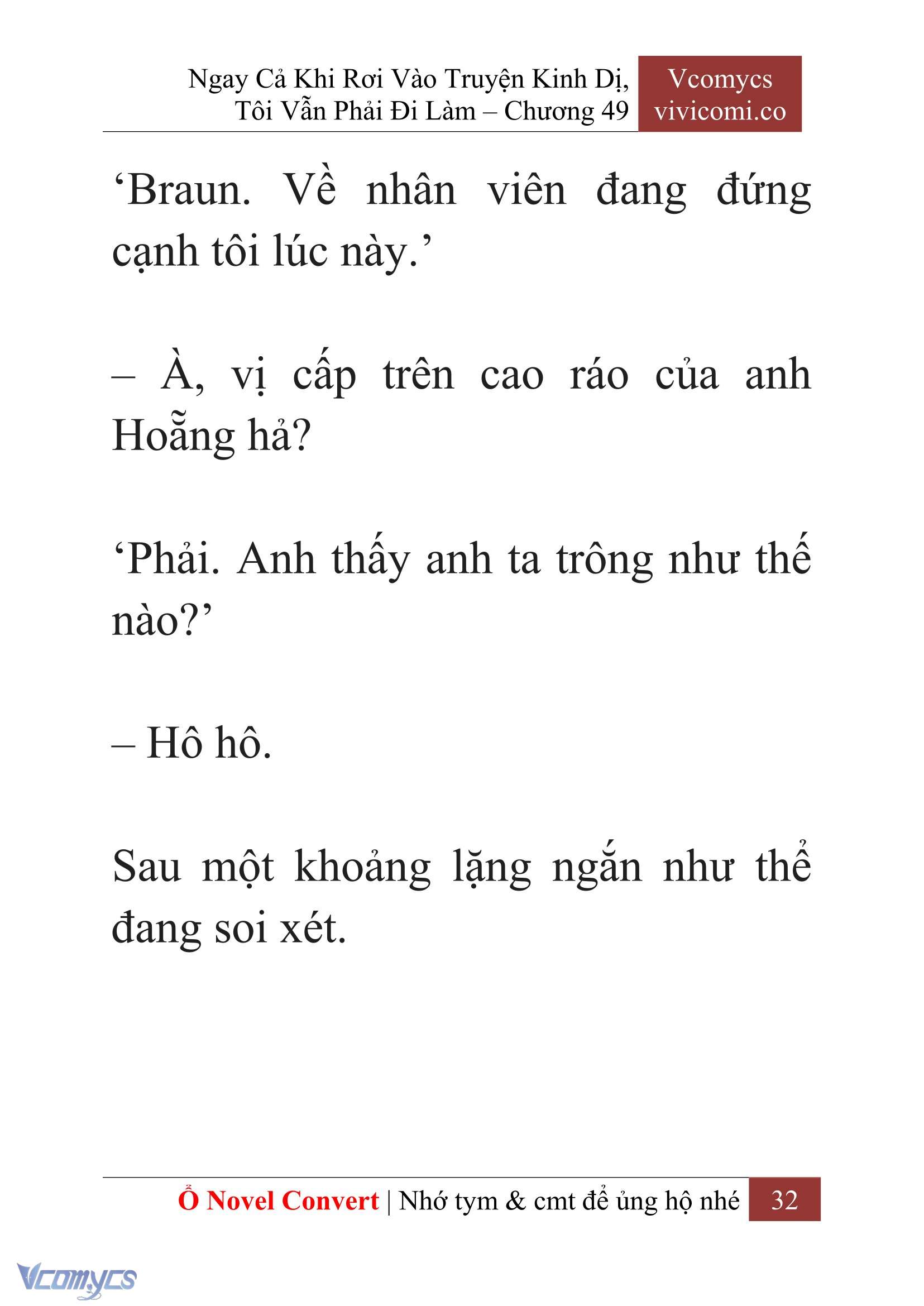 [Novel] Ngay Cả Khi Rơi Vào Truyện Kinh Dị, Tôi Vẫn Phải Đi Làm Chapter 49 - Trang 35