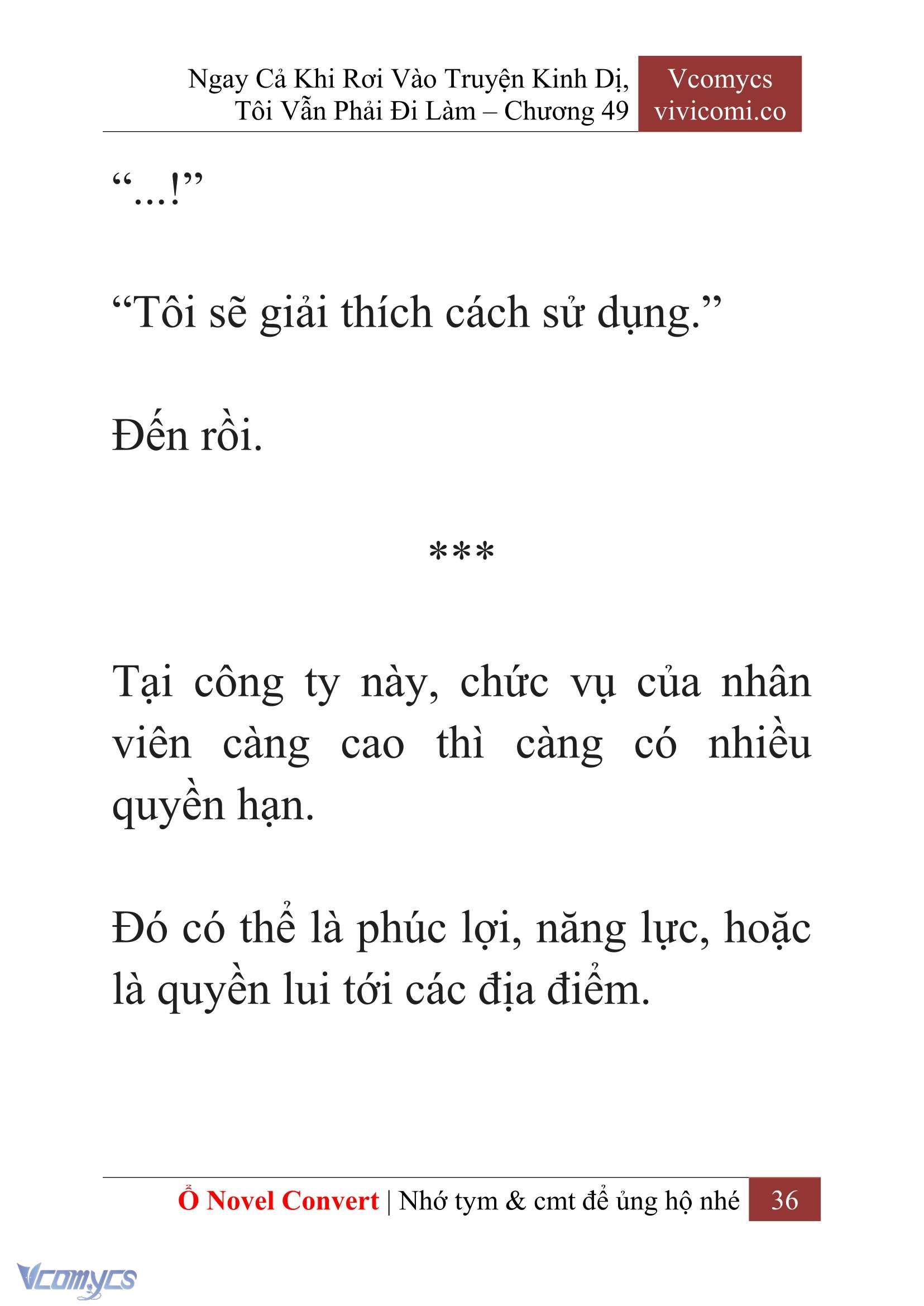 [Novel] Ngay Cả Khi Rơi Vào Truyện Kinh Dị, Tôi Vẫn Phải Đi Làm Chapter 49 - Trang 39