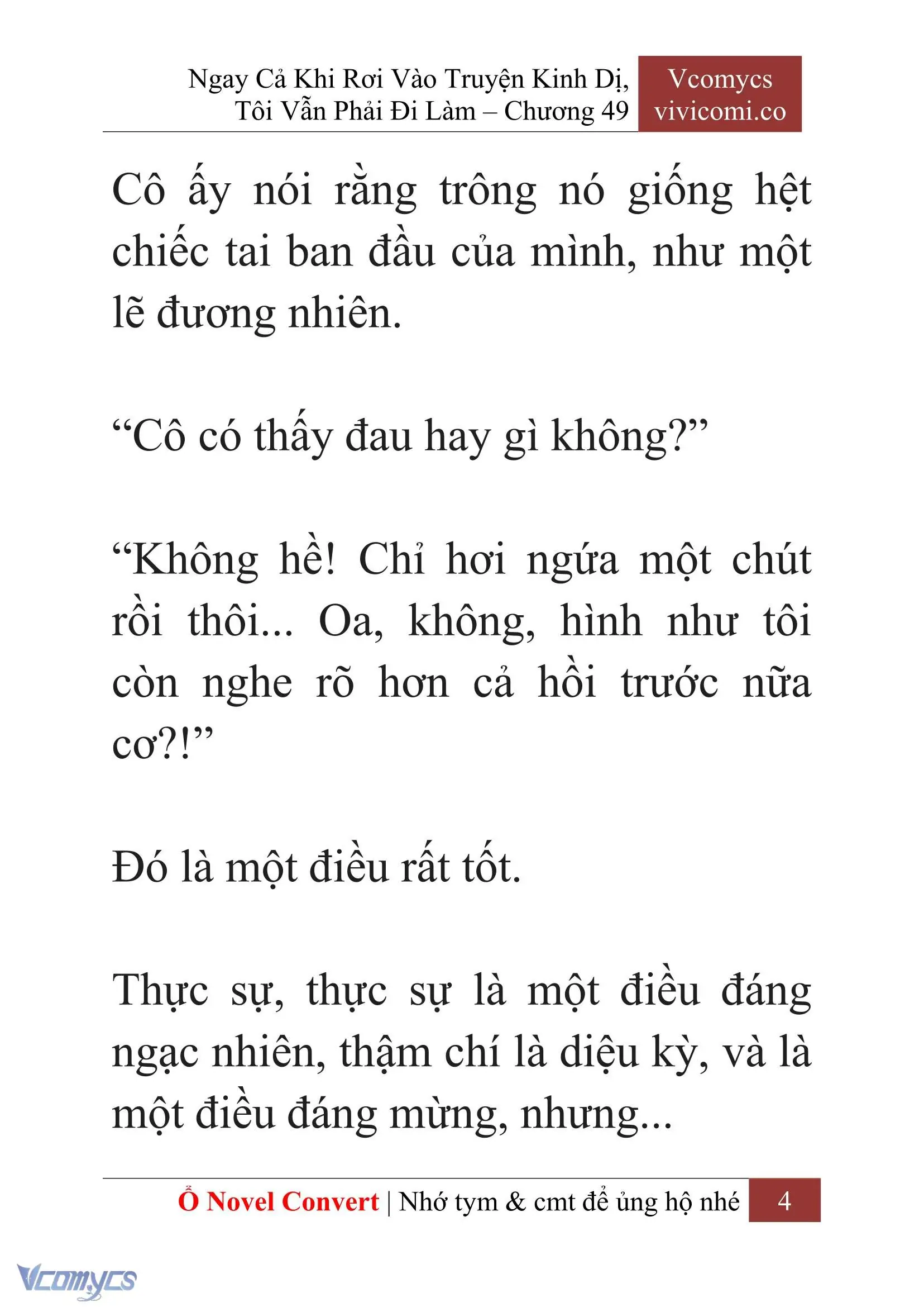 [Novel] Ngay Cả Khi Rơi Vào Truyện Kinh Dị, Tôi Vẫn Phải Đi Làm Chapter 49 - Trang 7